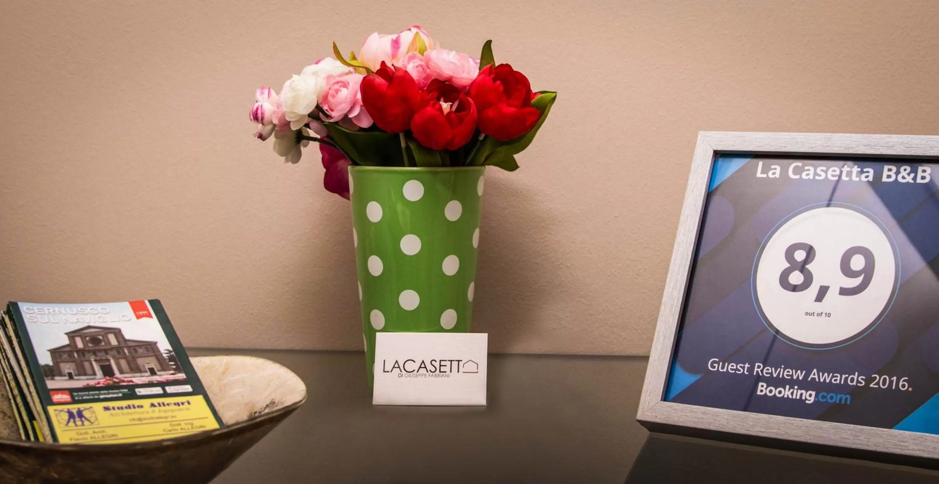Certificate/Award in La Casetta B&B