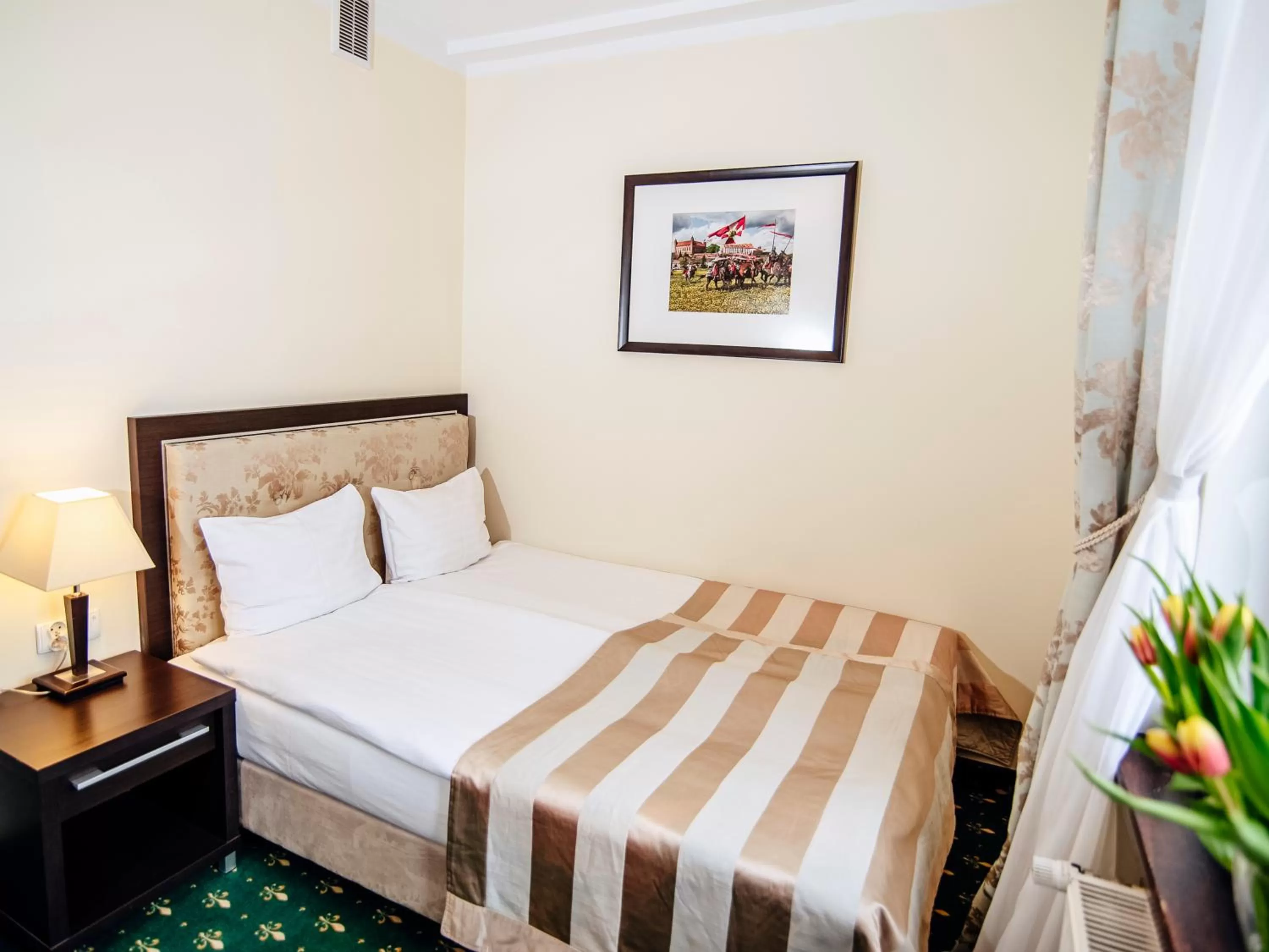 Bed in Hotel Zamek Gniew