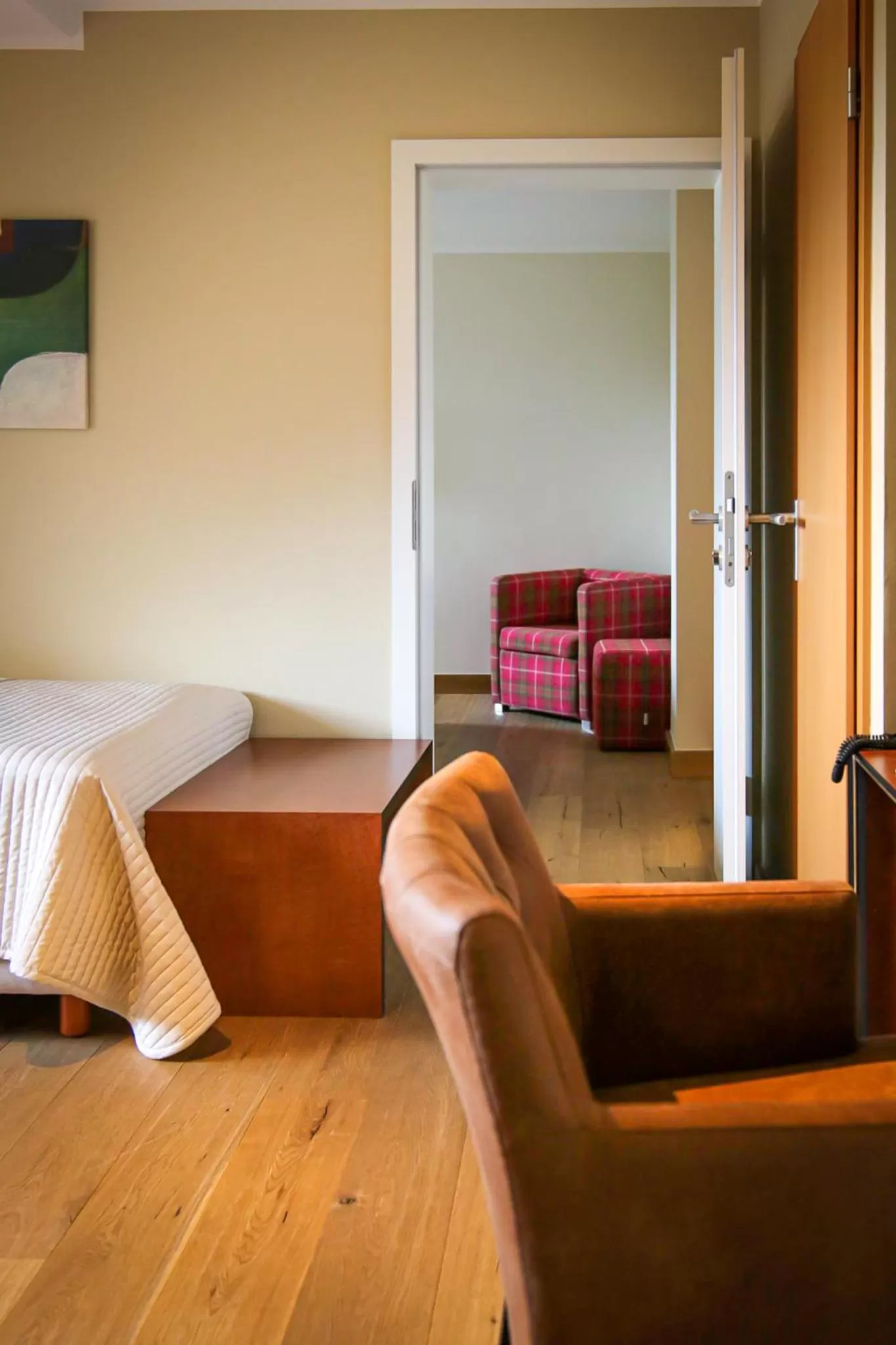 Seating area, Bed in Overkamp