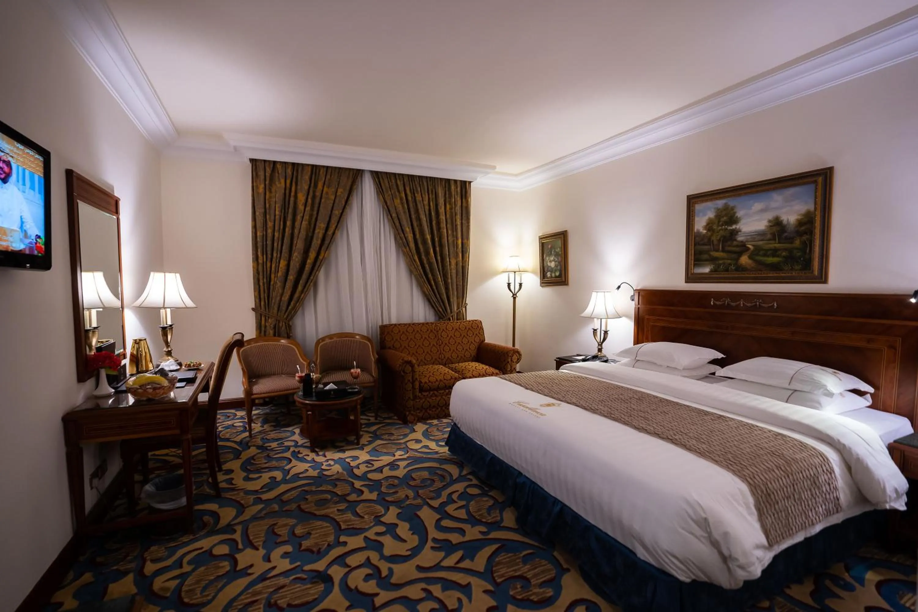 TV and multimedia, Bed in Casablanca Hotel Jeddah