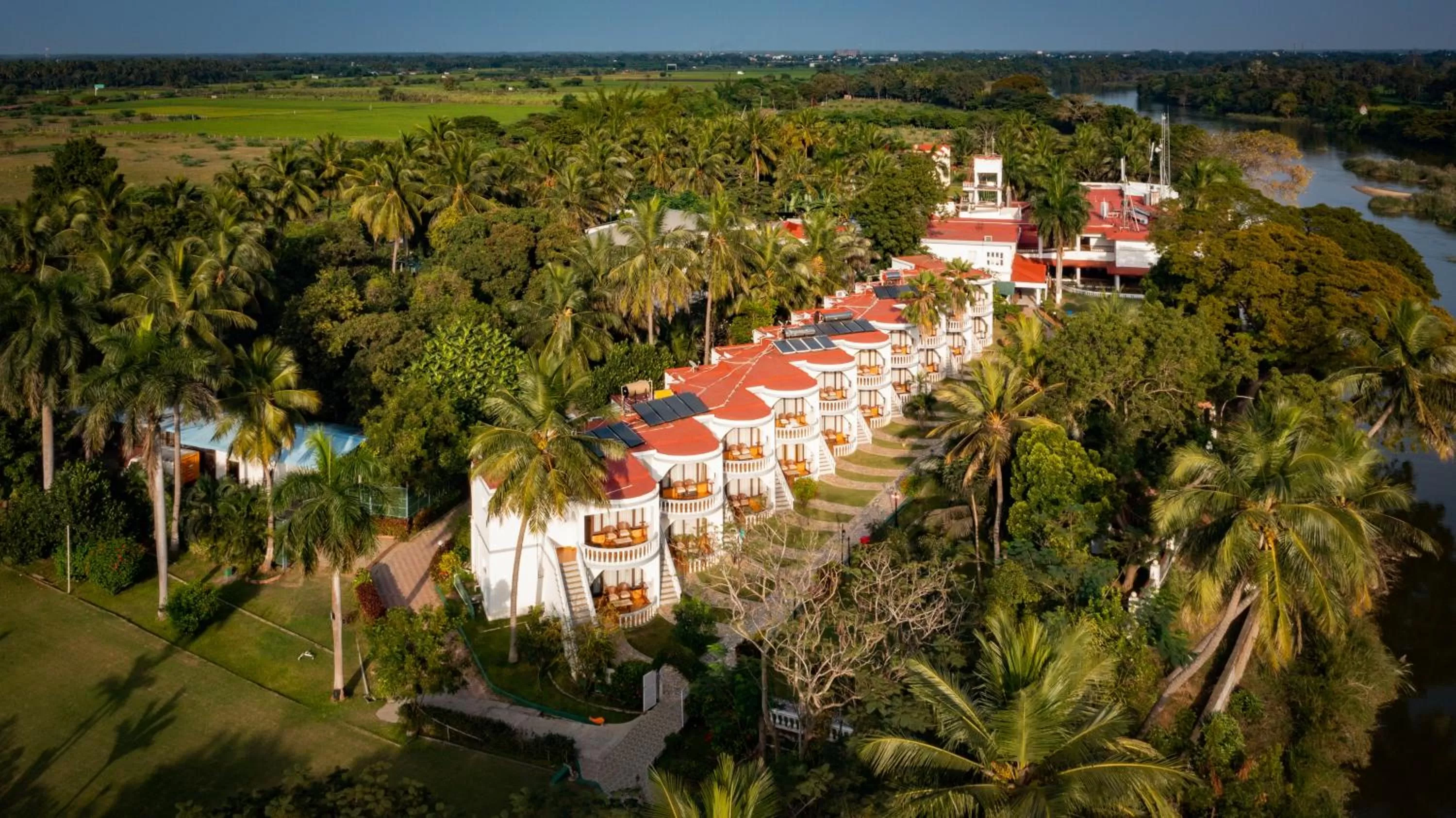 Natural landscape, Bird's-eye View in GReaT Trails Riverview Thanjavur By GRT Hotels