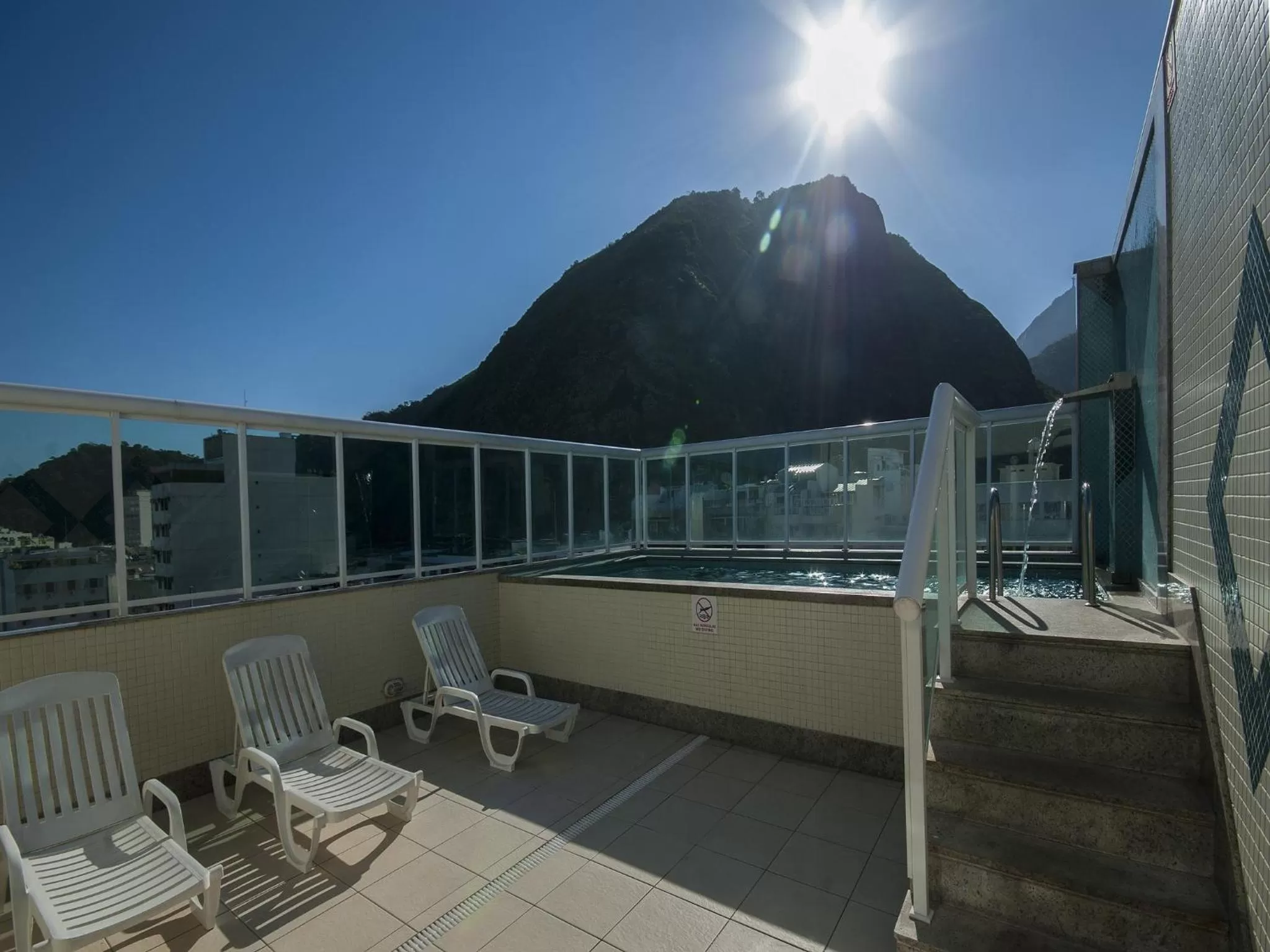 Swimming pool in Hotel Bandeirantes