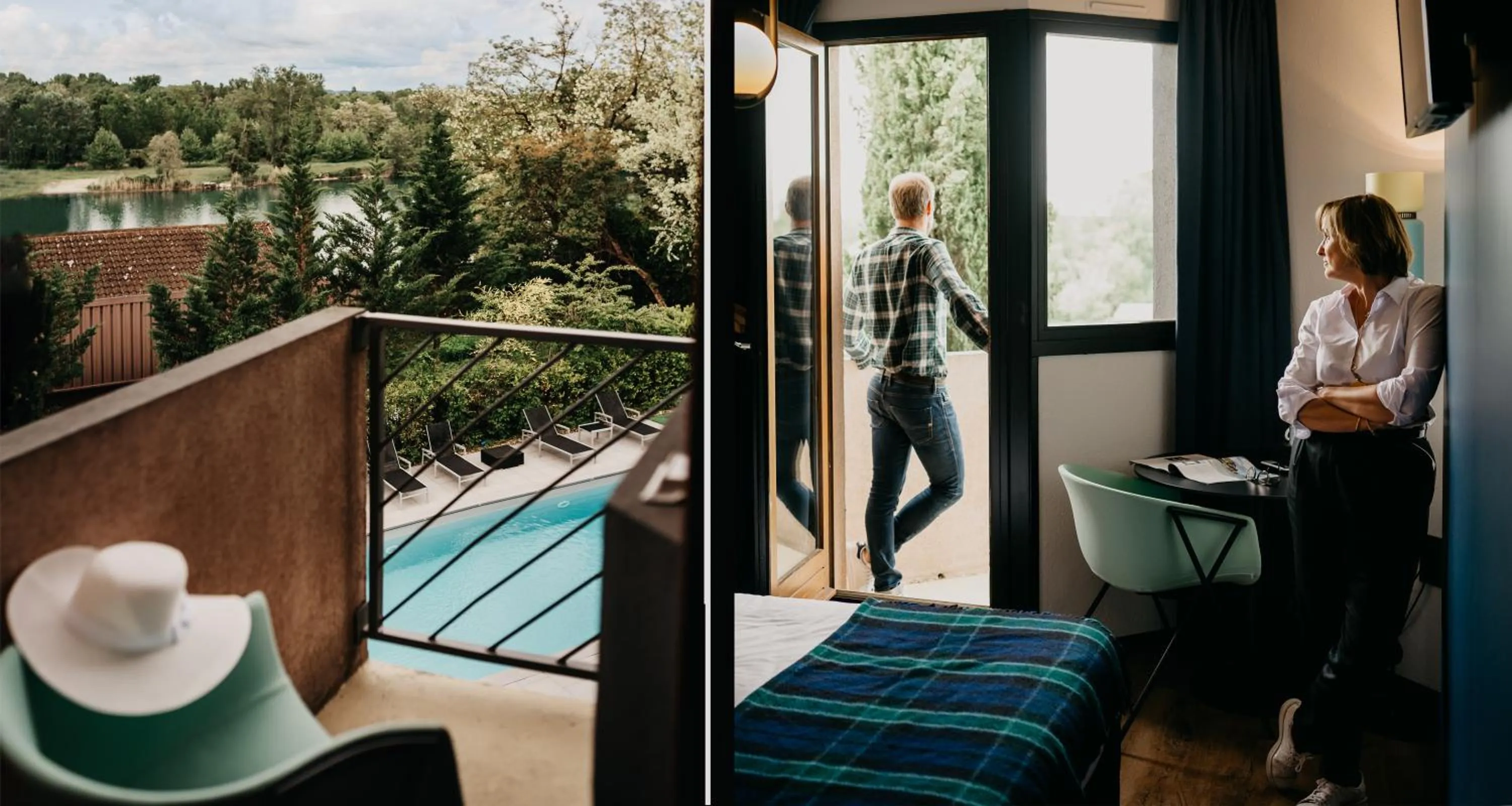 Pool view in Best Western Bridge Hotel Lyon East