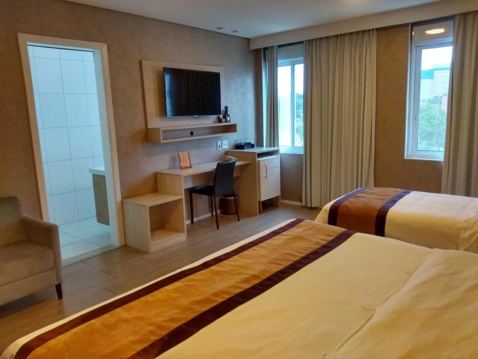 TV and multimedia, Bed in Hotel Global Grupos