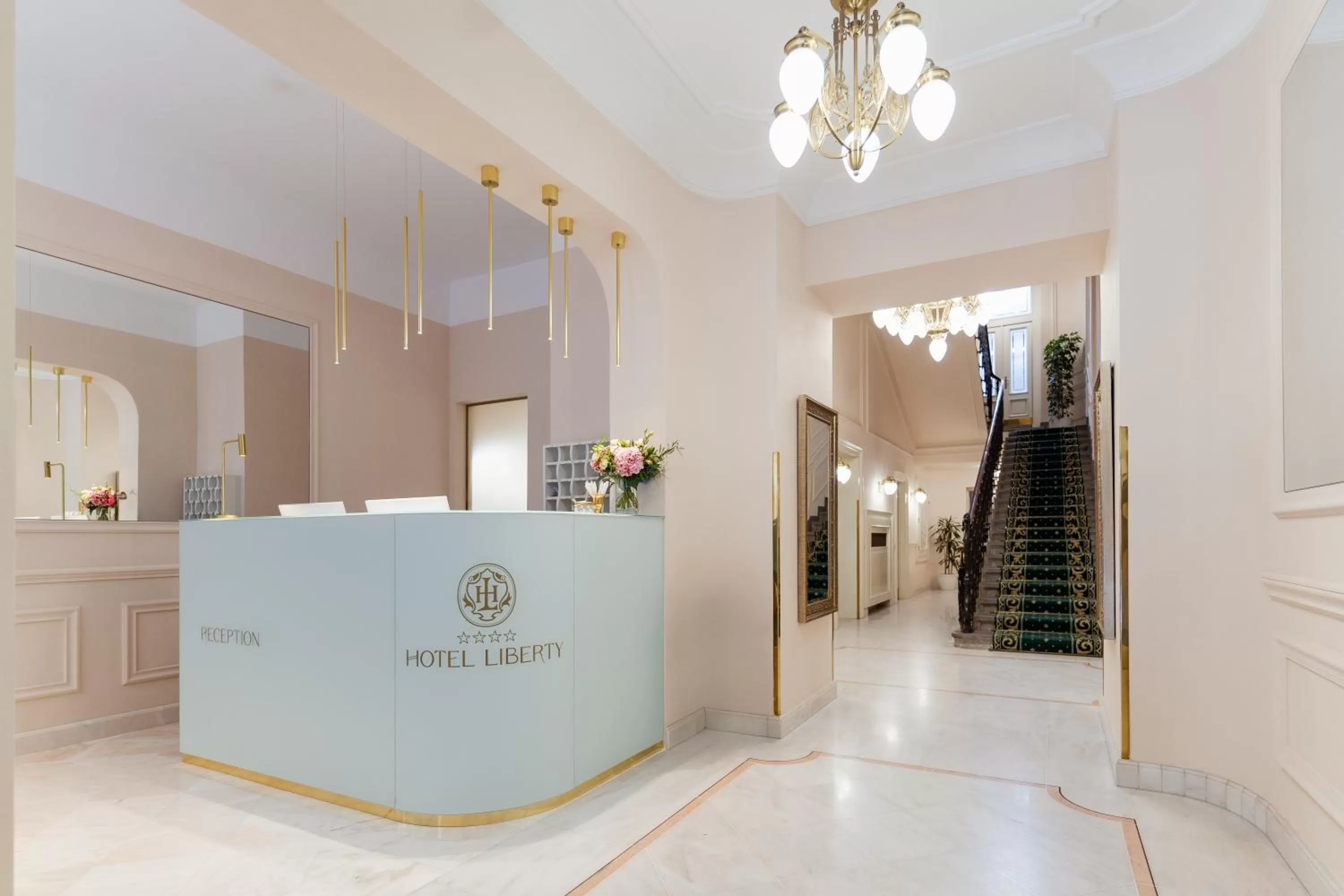 Lobby or reception in Hotel Liberty