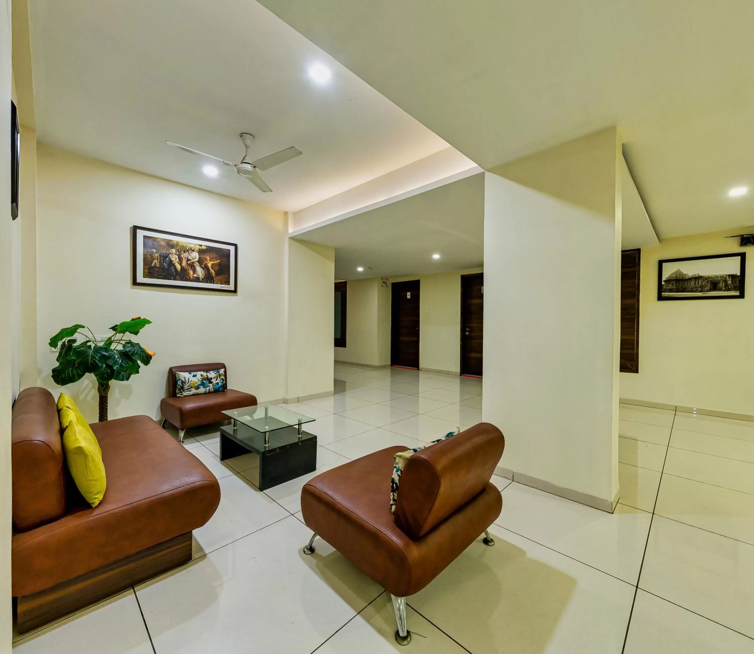 Seating area in Hotel Galaxy Inn Kolhapur