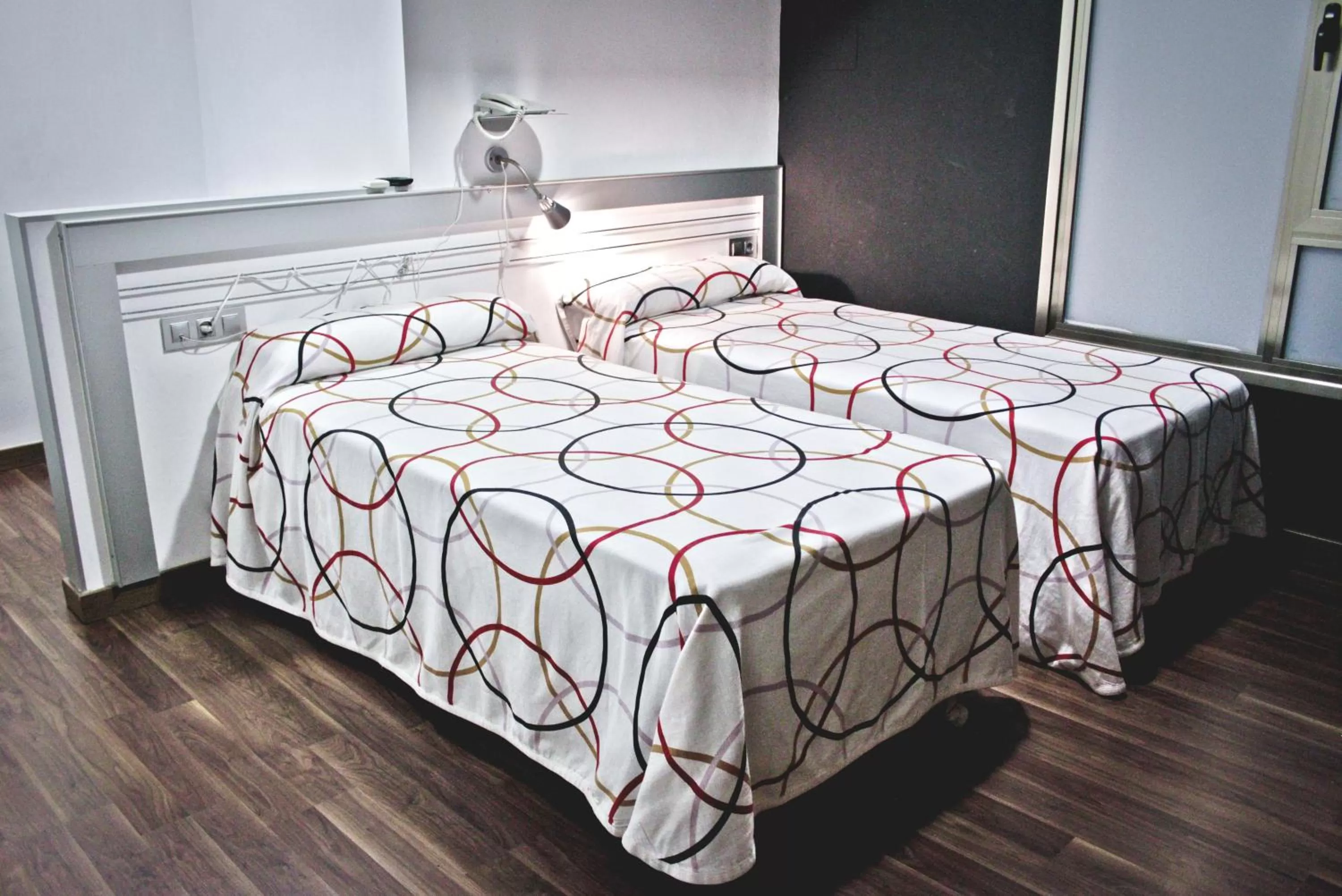 Bed in Hotel La Colombina