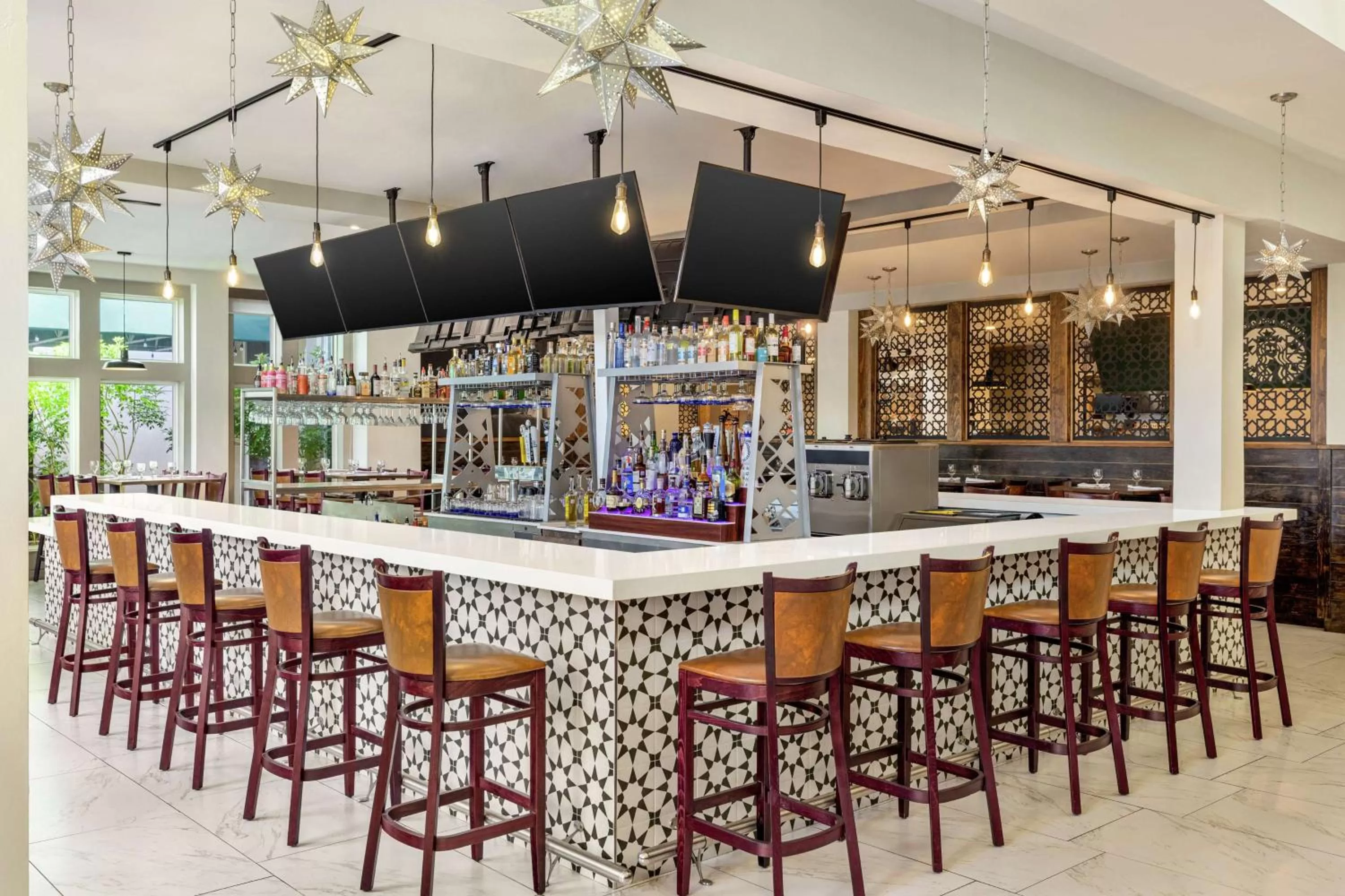 Lounge or bar in Hilton Garden Inn South Padre Island Beachfront