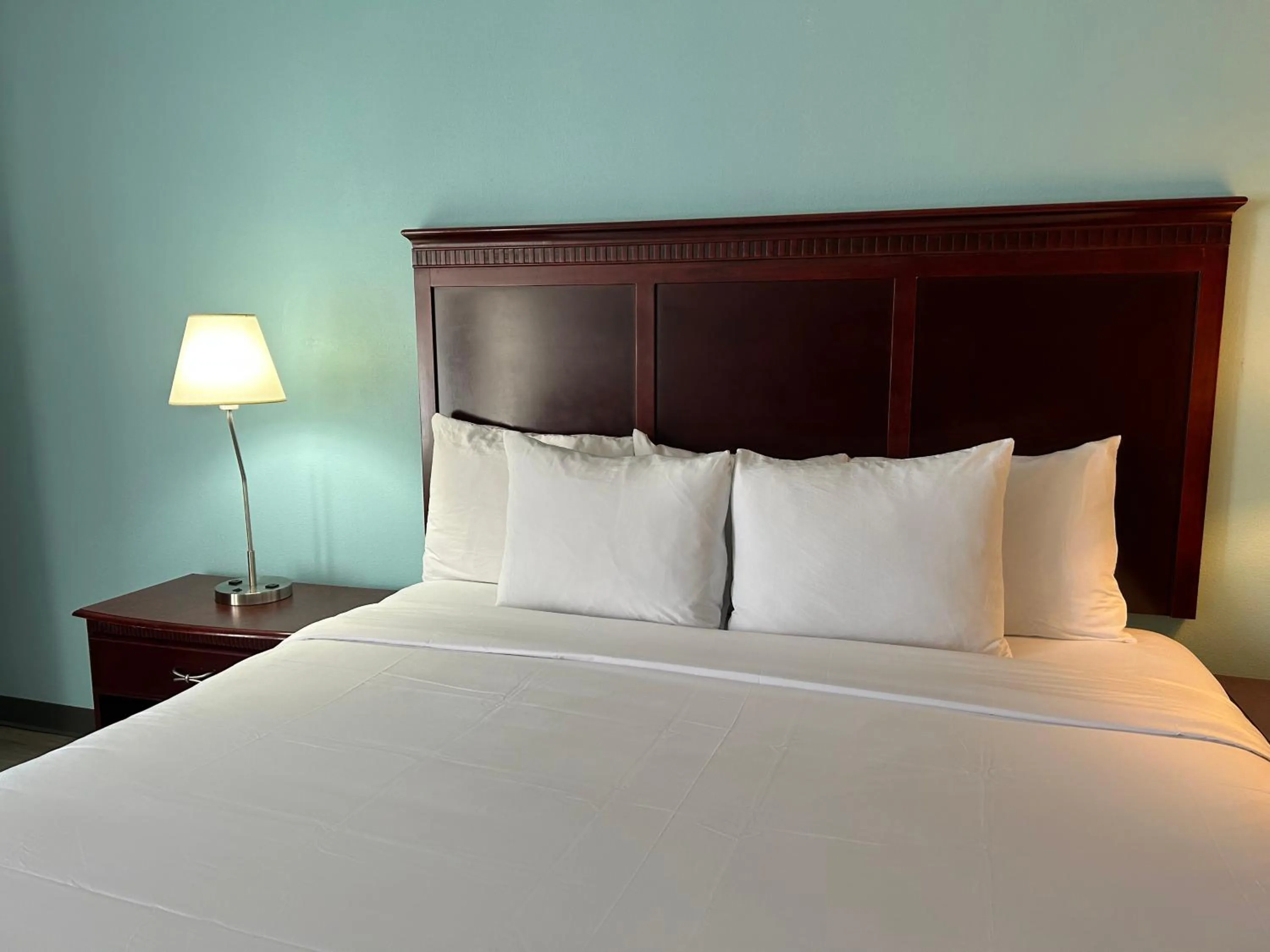 Bed in Clarion Inn & Suites Grand Rapids Airport