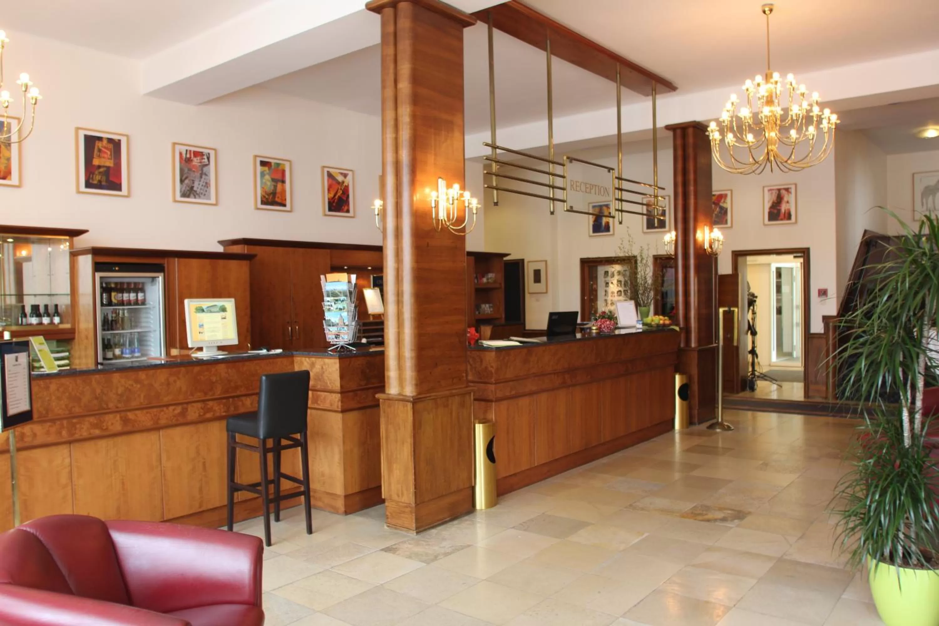Lobby or reception in Hotel Niedersächsischer Hof