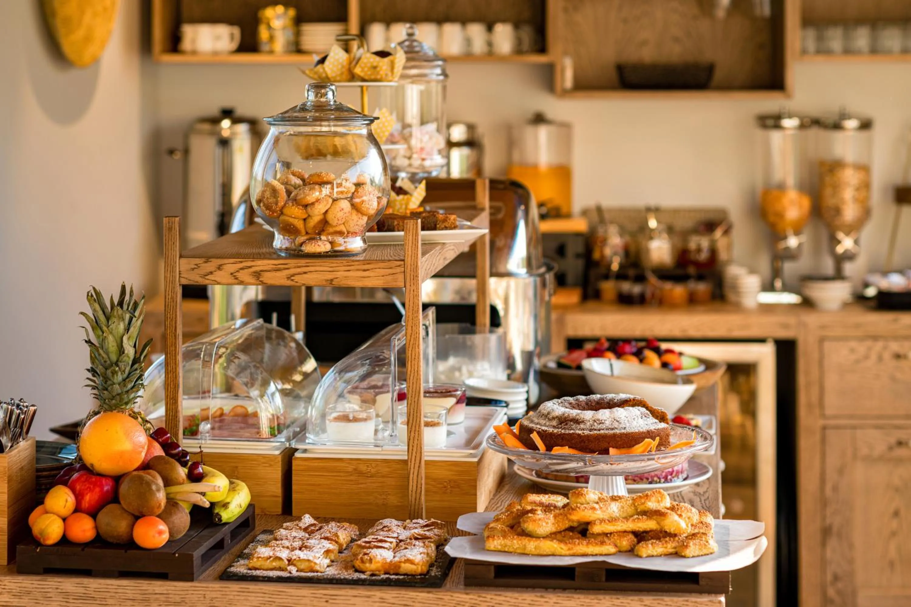 Buffet breakfast in Anthemion Suites and Villas