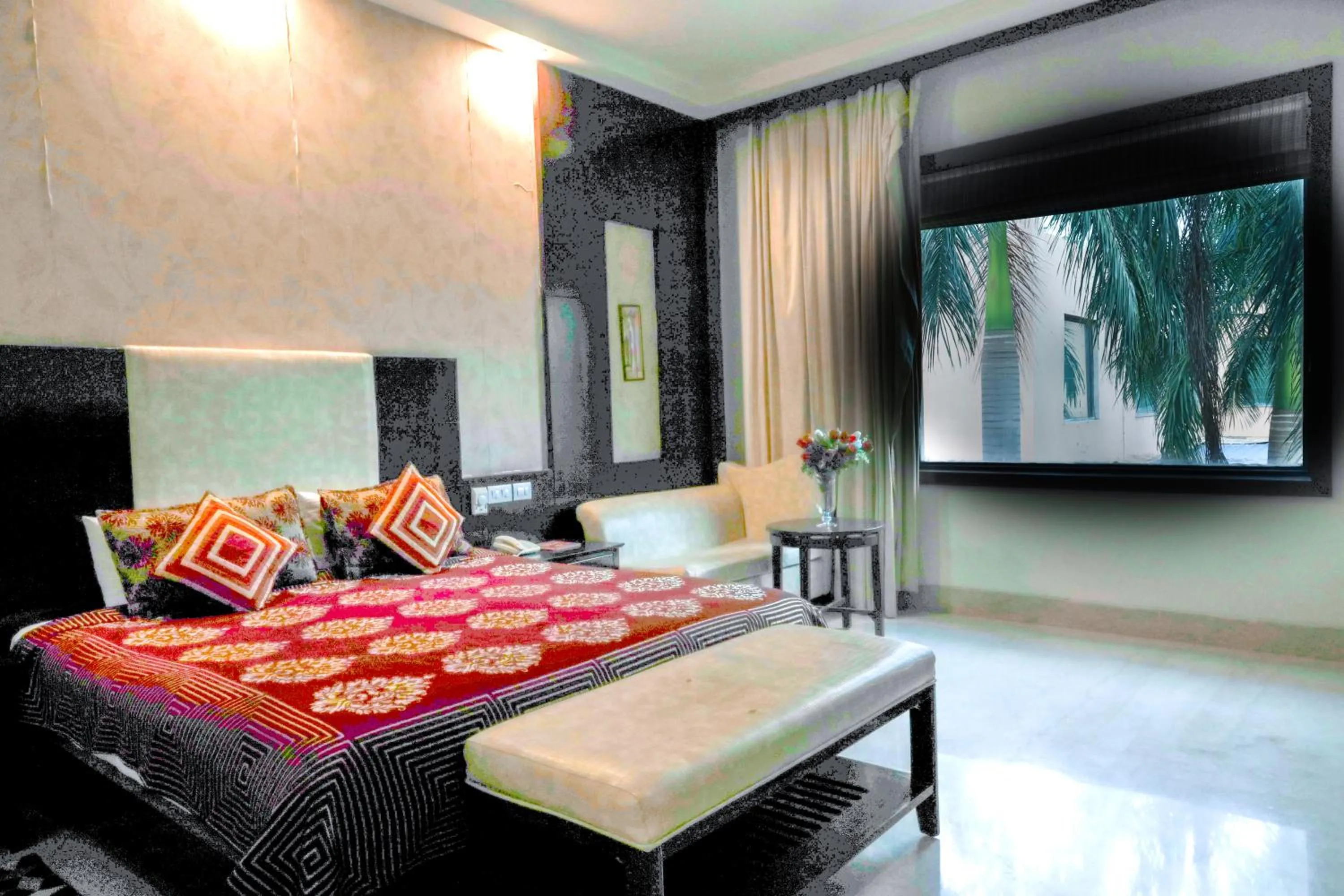 Bedroom, Bed in Hotel Airport Residency