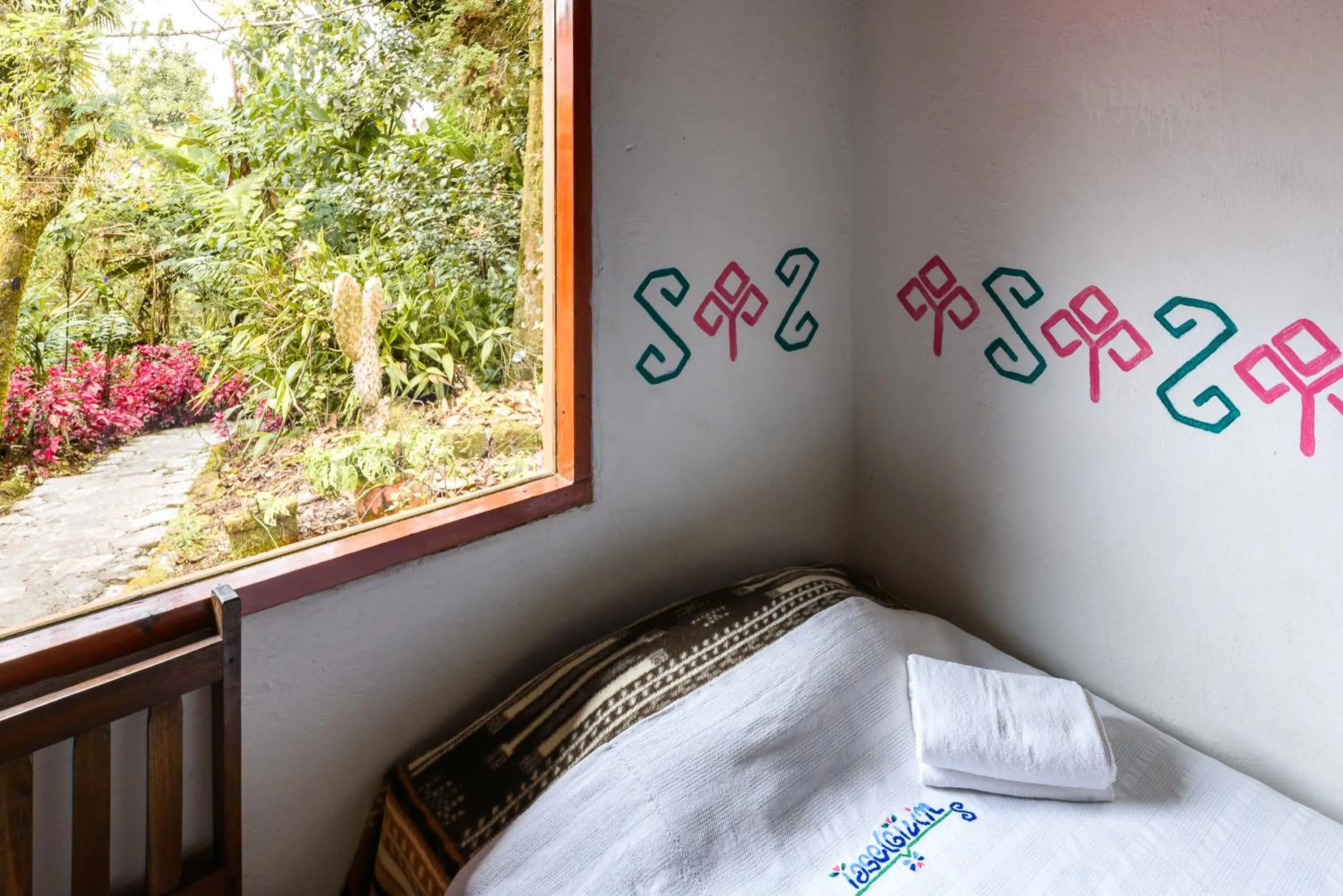 Bed in Hotel Taselotzin