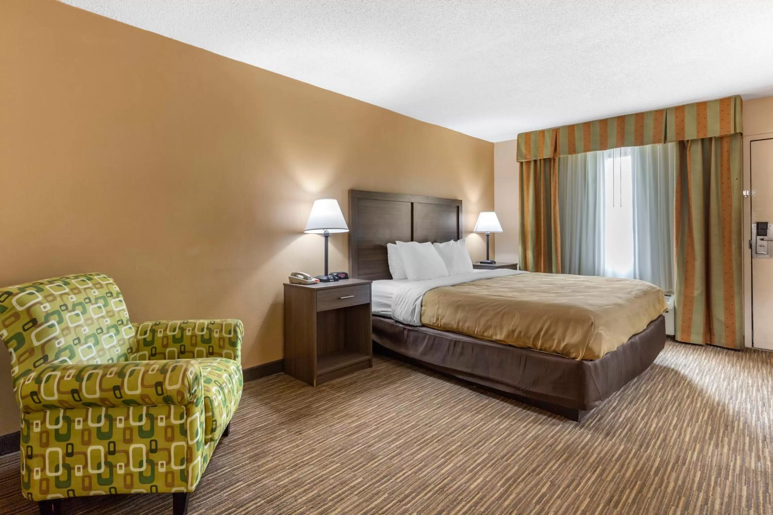 TV and multimedia, Bed in Quality Inn & Suites Hanes Mall