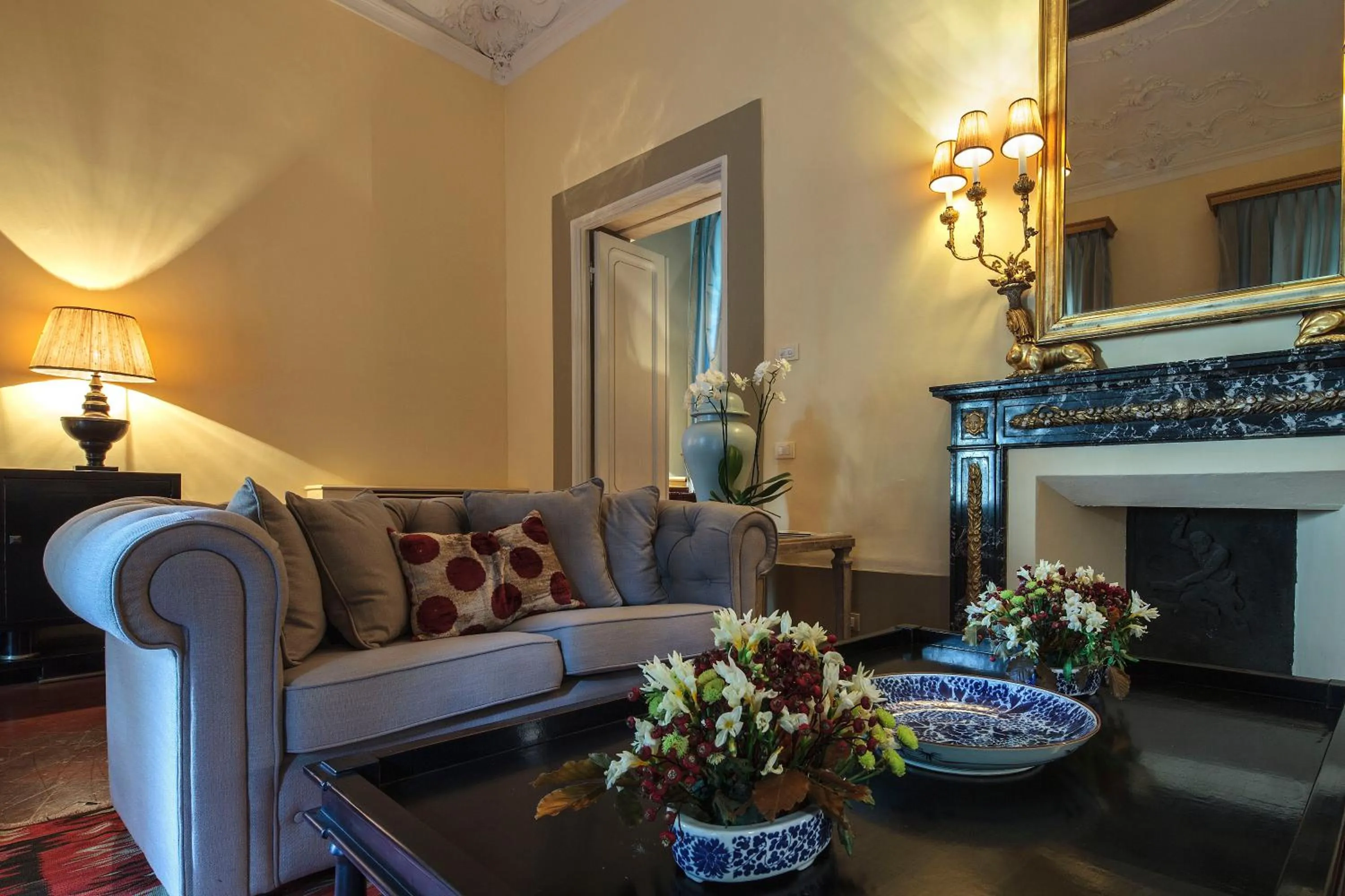 Living room in Al Palazzo del Marchese di Camugliano Residenza d'Epoca