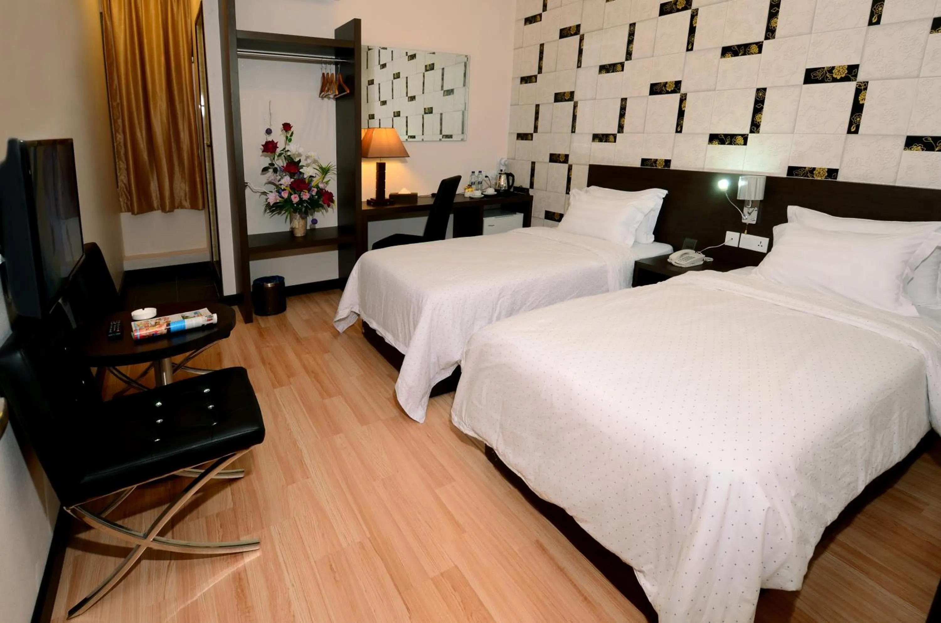 Bed in Hotel Tebrau CT