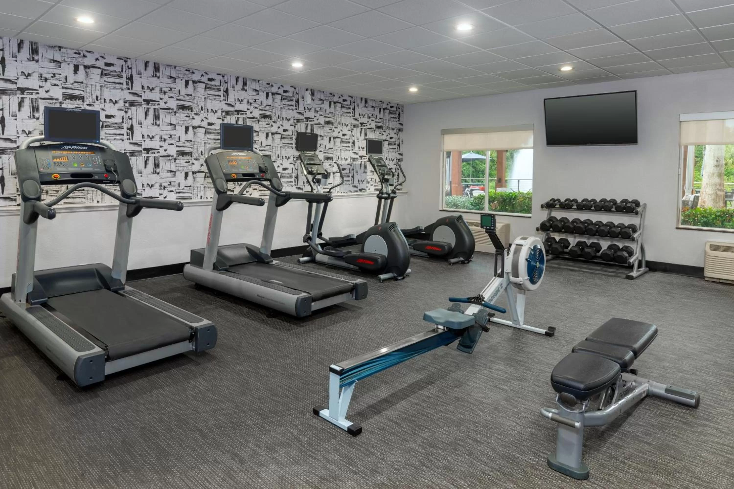 Fitness centre/facilities in Courtyard by Marriott Sarasota at University Town Center