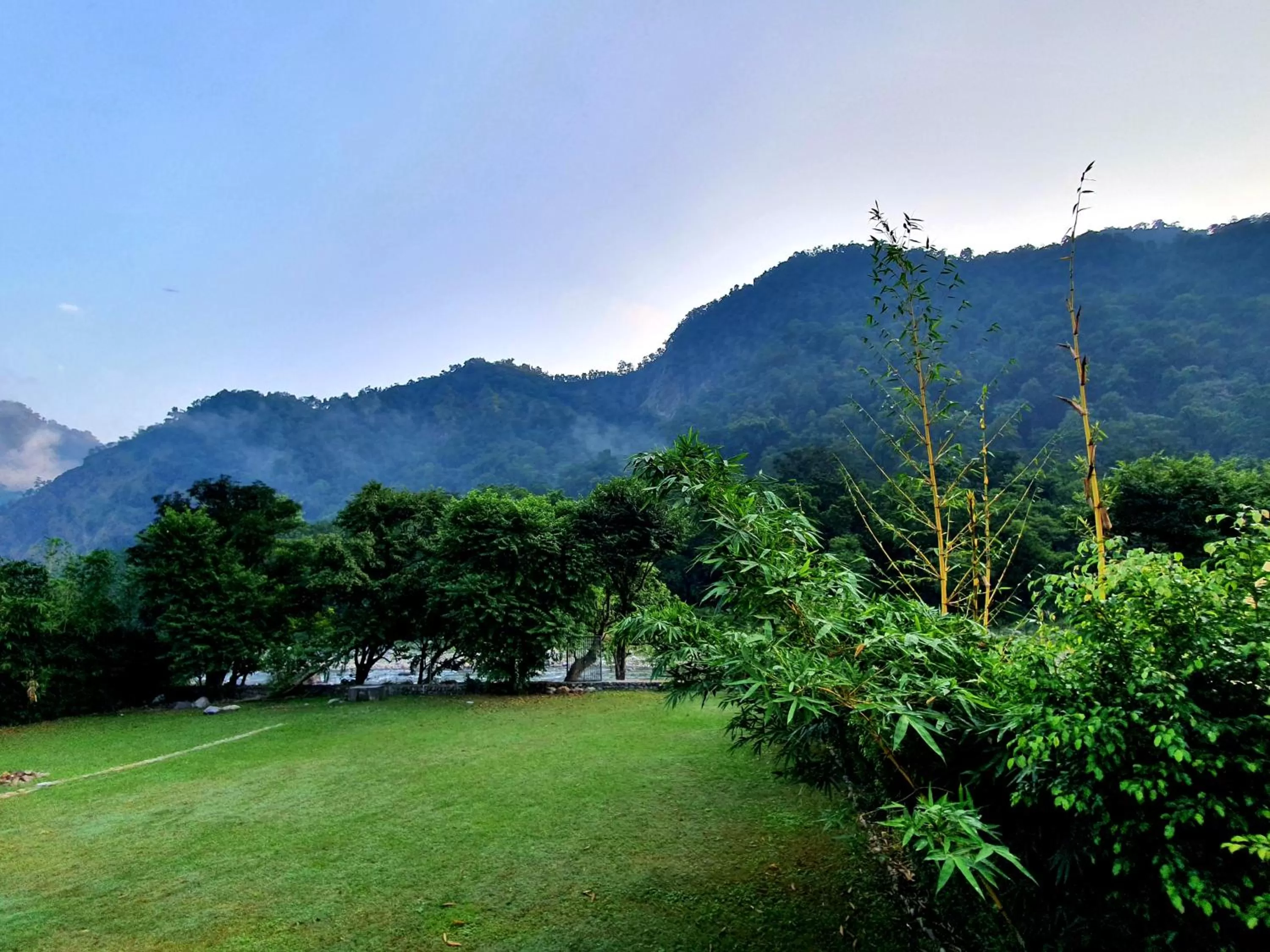 Natural landscape in Nishantam Rishikesh