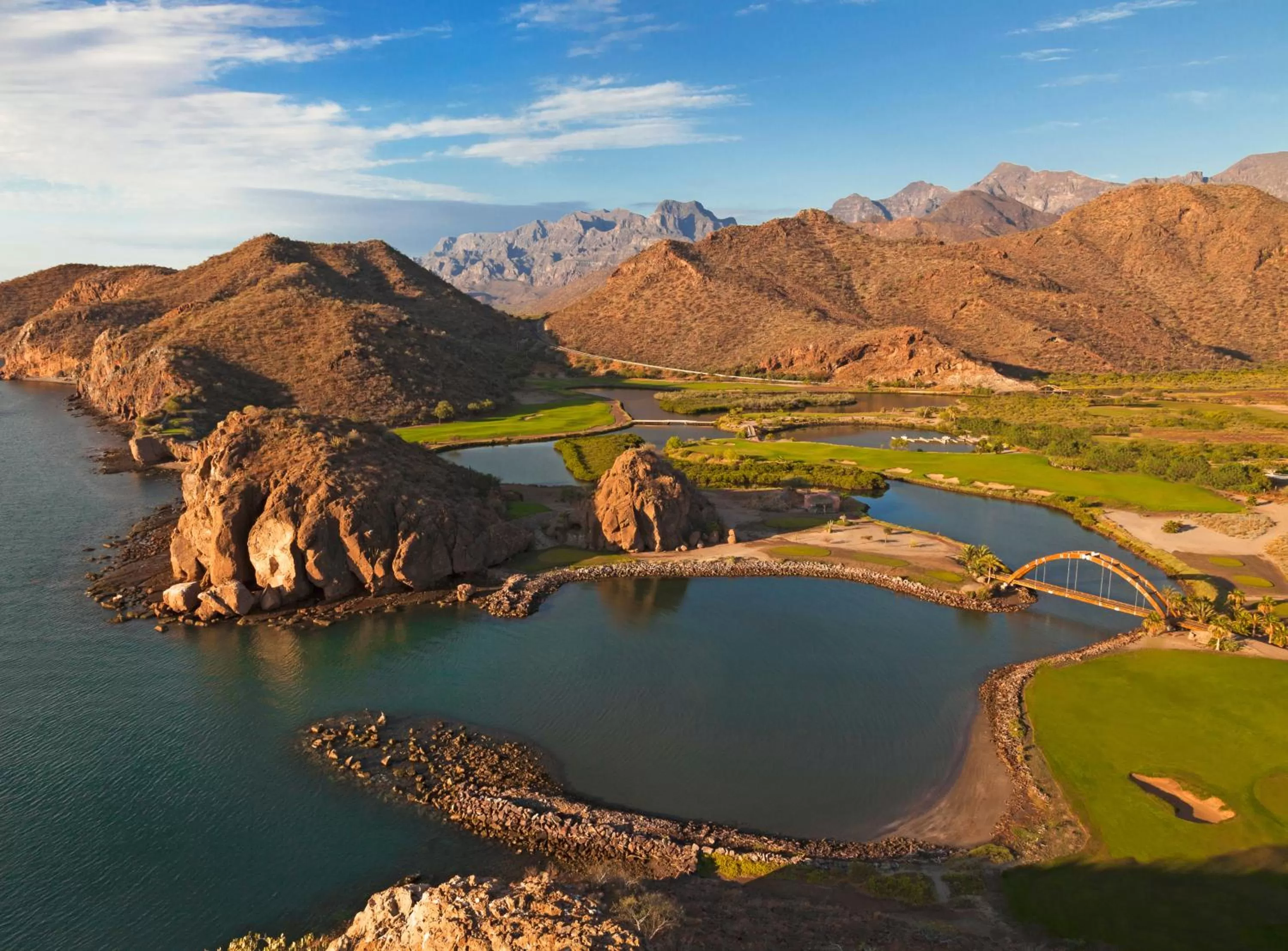 Golfcourse in Loreto Bay Golf & Sea at Baja