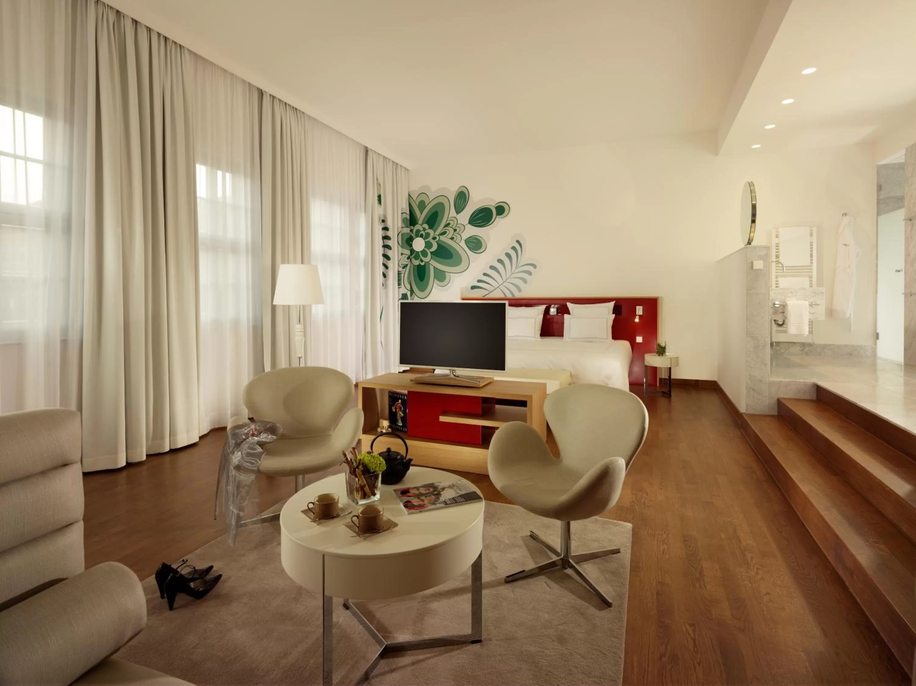 Bed in HYPERION Hotel Dresden Am Schloss