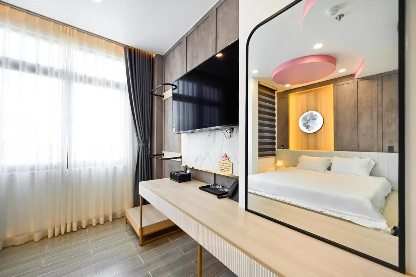 TV and multimedia, Bed in Lotus Airport Hotel Saigon