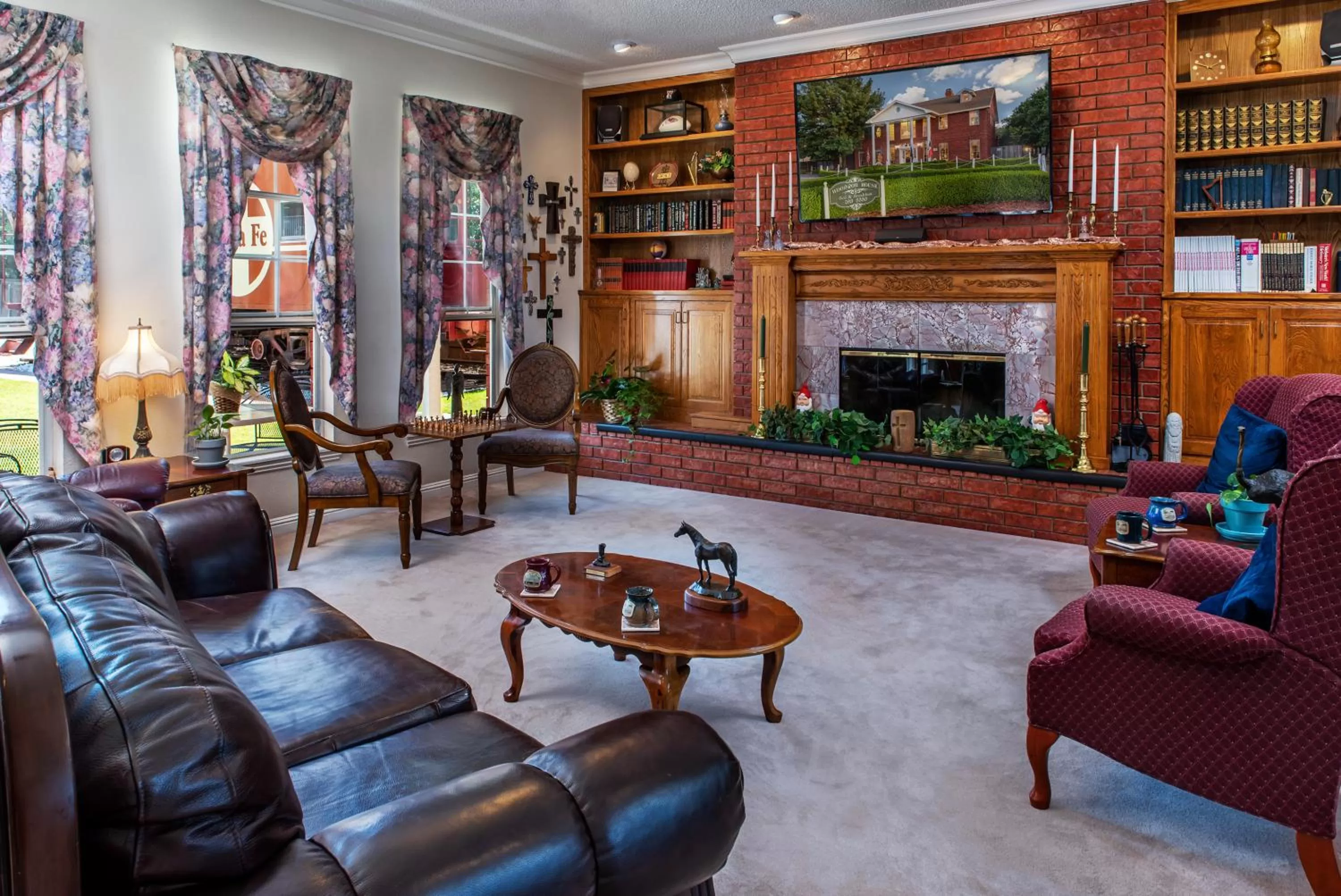 Living room in Woodrow House Bed & Breakfast