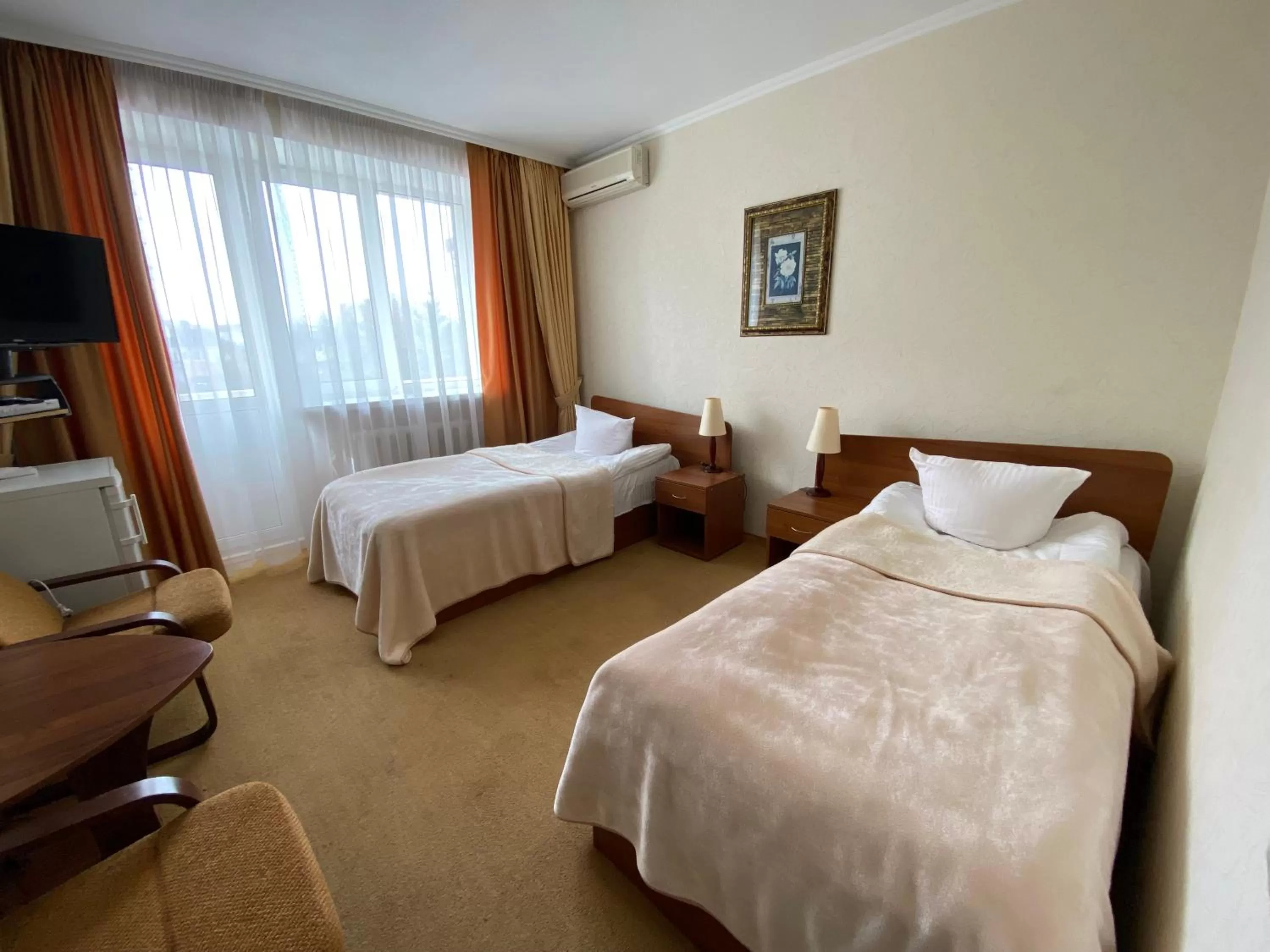 Bed in Dnipro Hotel