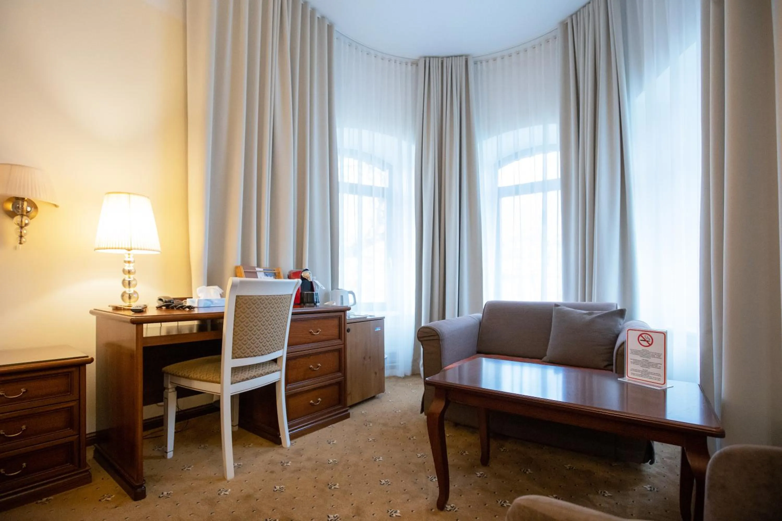 Seating area in Hotel St. Barbara