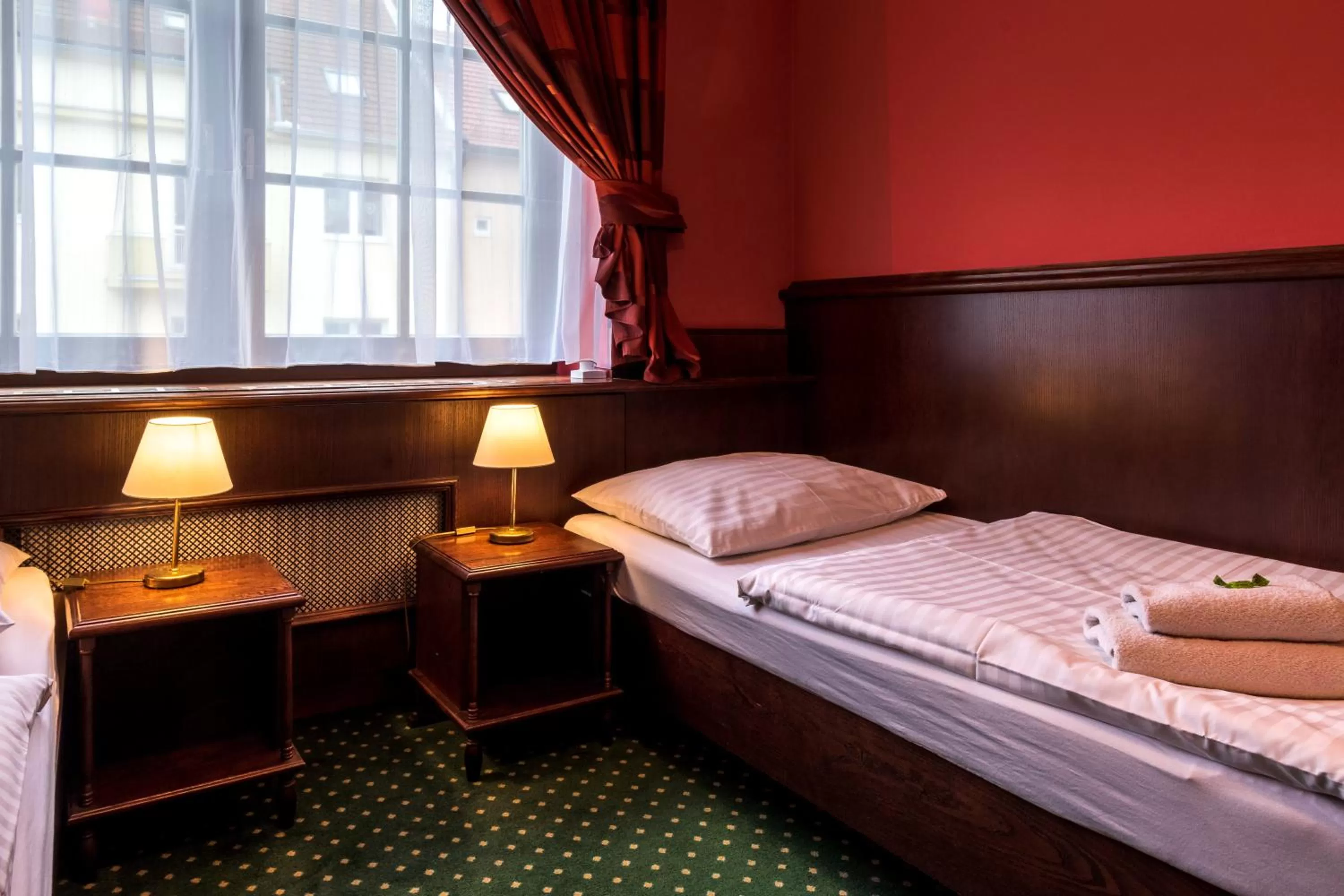 Bed in Hotel U Hejtmana Šarovce