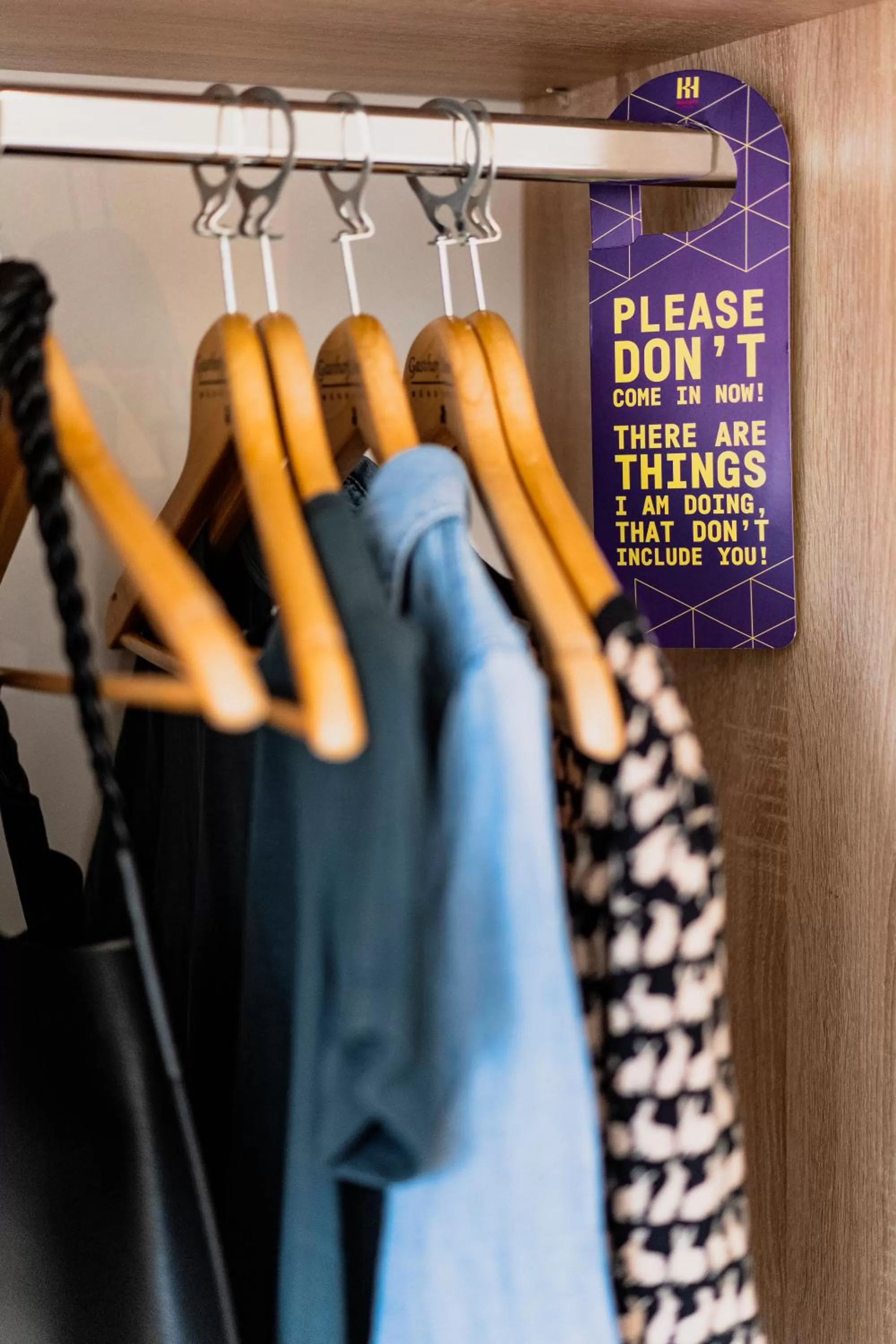 wardrobe in KONCEPT HOTEL Löie