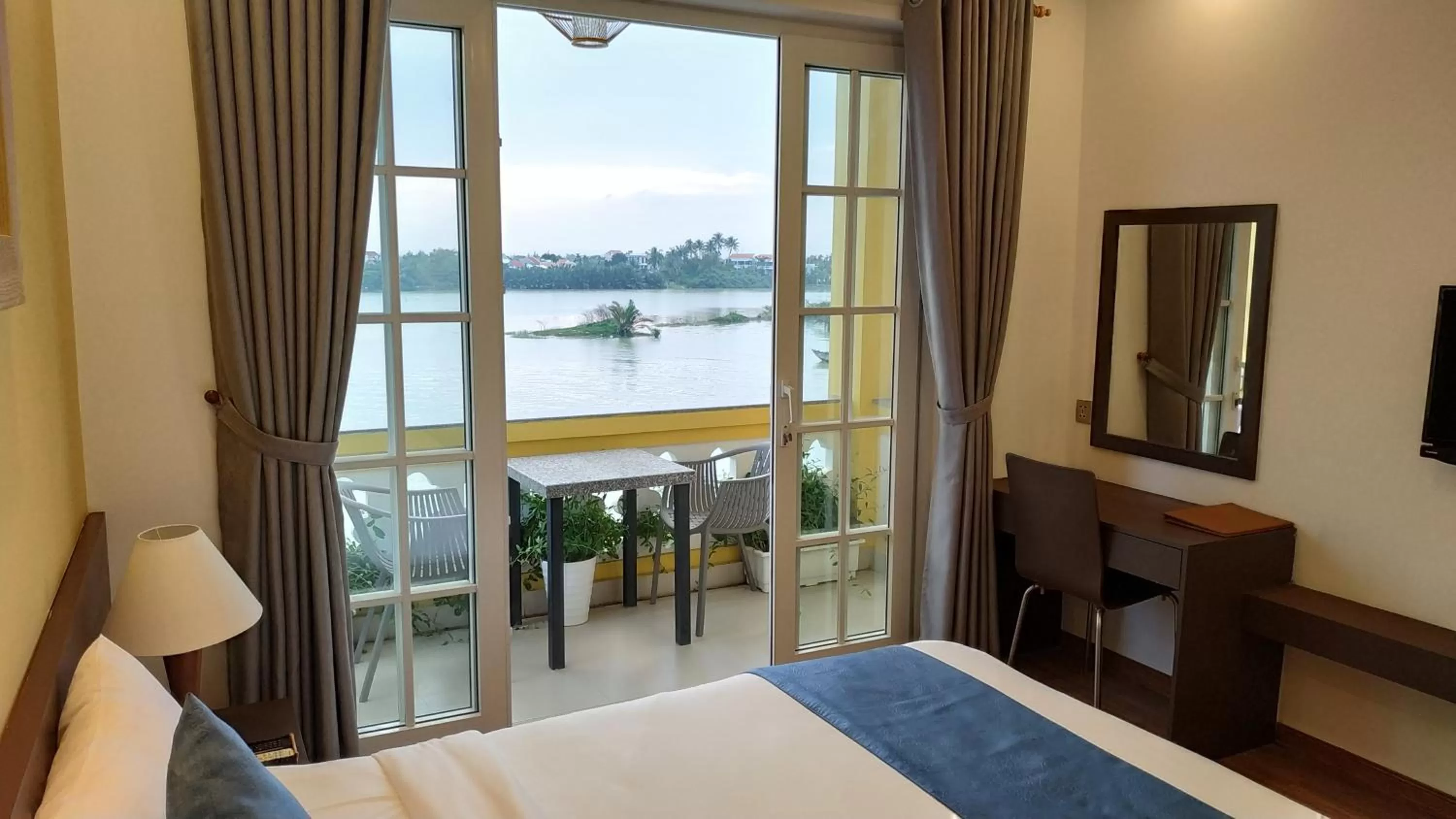 River view in TRIPLE Riverside Villa Hotel HoiAn