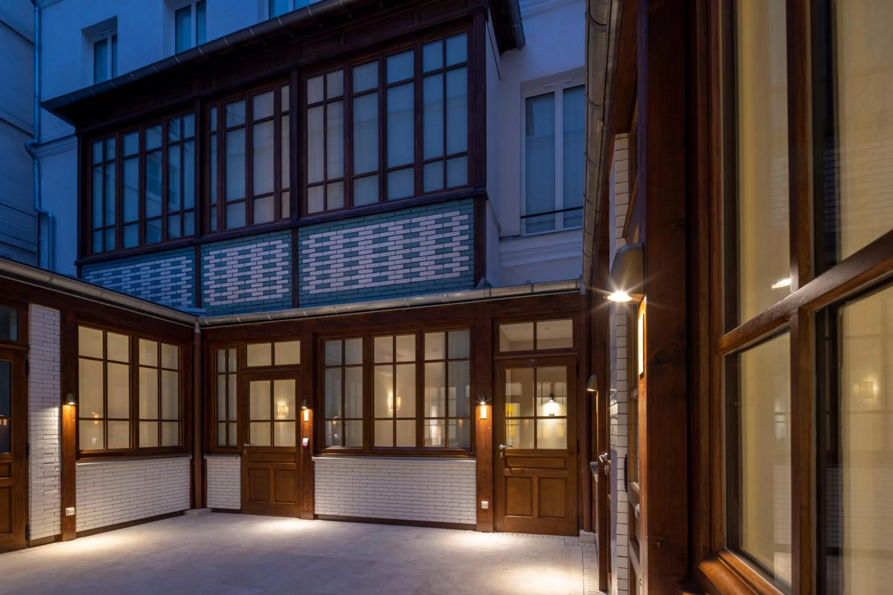 Patio in Hotel Duminy-Vendome