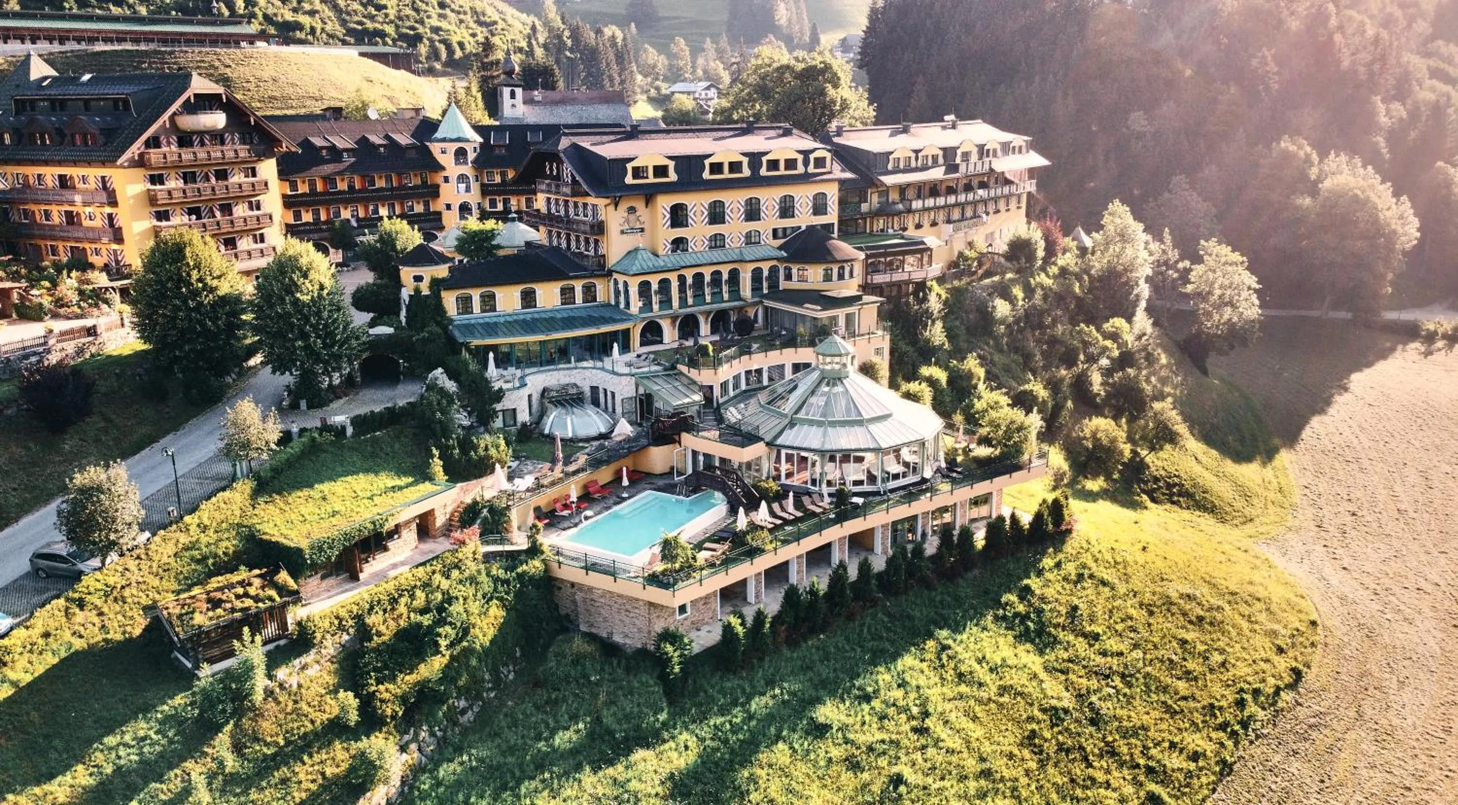 Bird's eye view in Hotel Pichlmayrgut