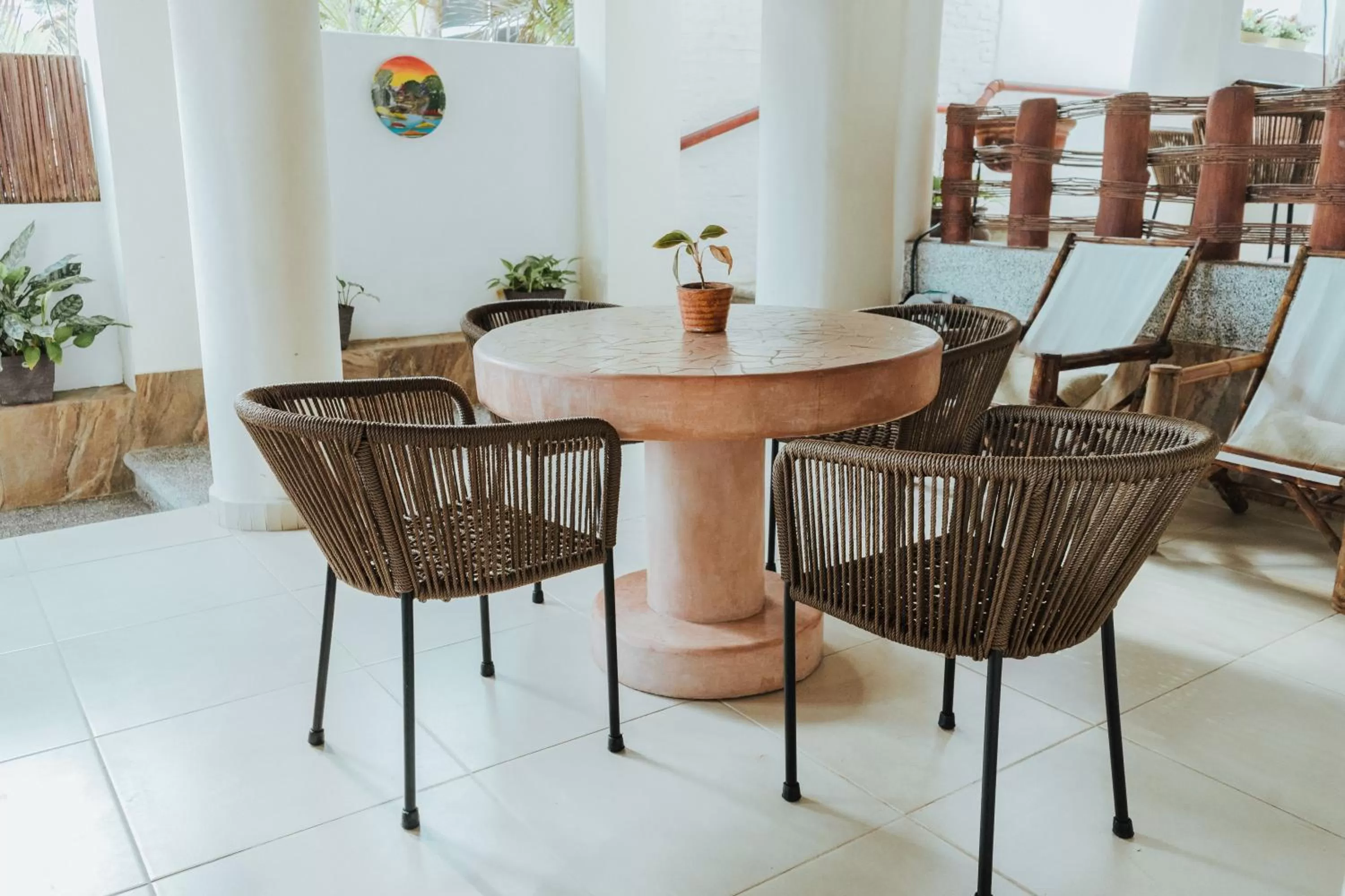 Dining area in Arena Suites