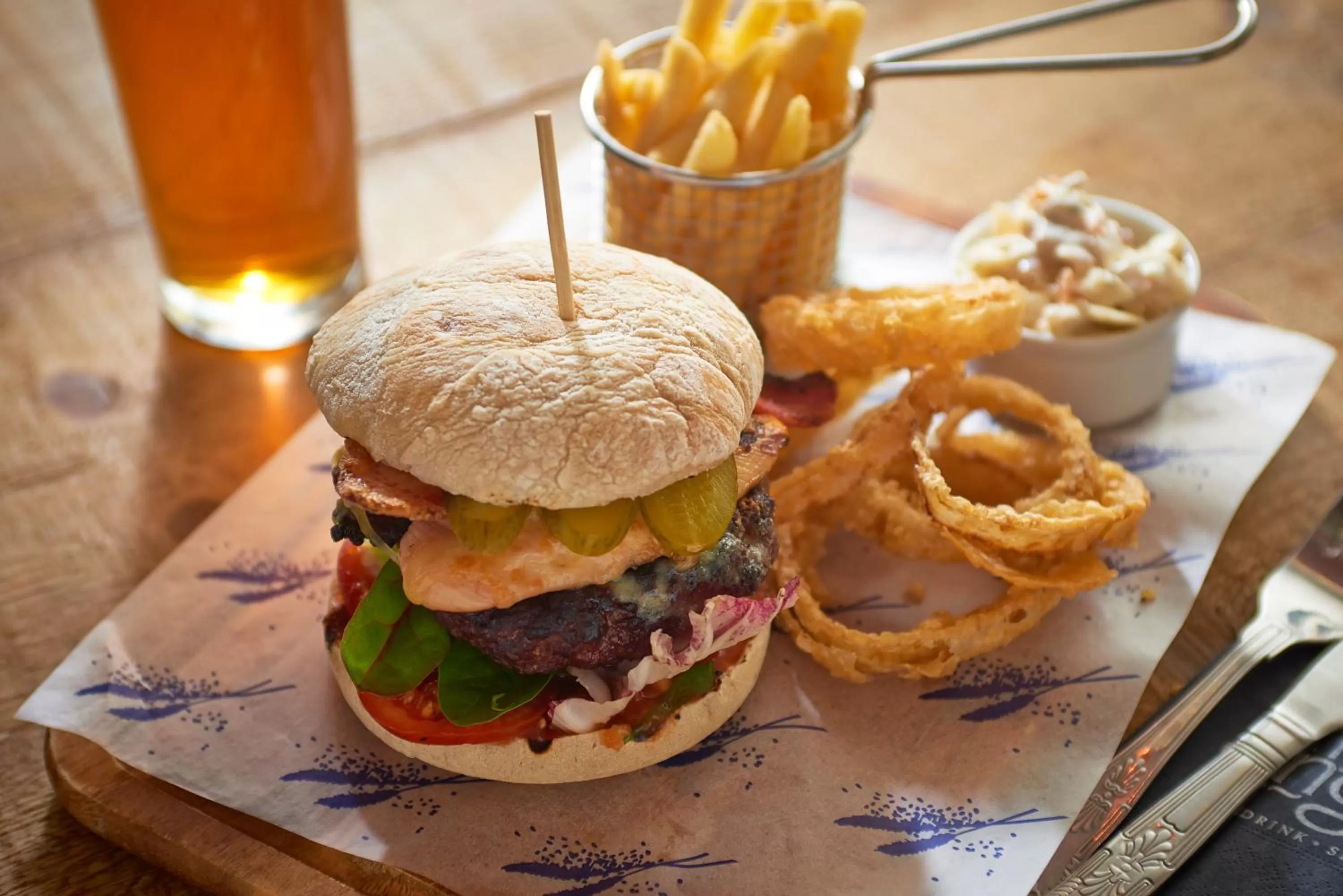Food close-up in The Angel Inn Hotel