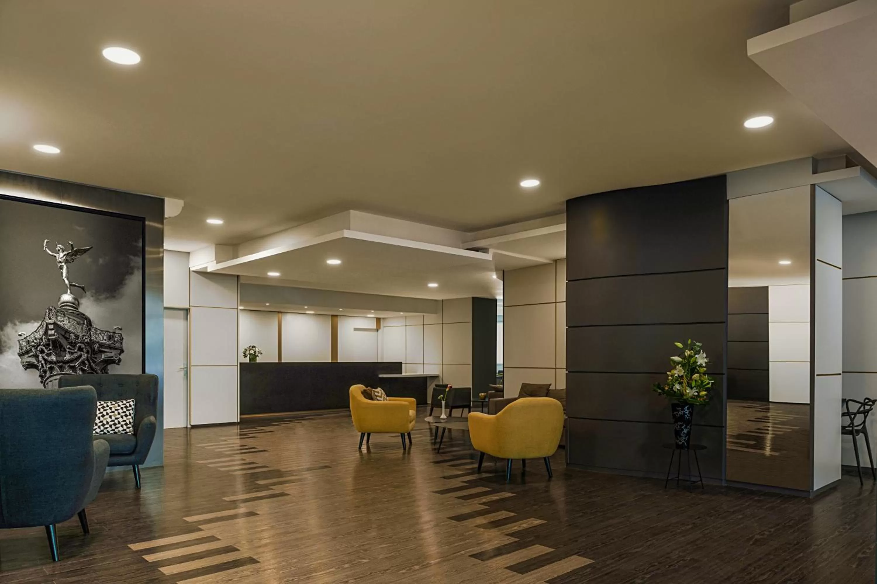 Lobby or reception in Citadines Bastille Marais Paris