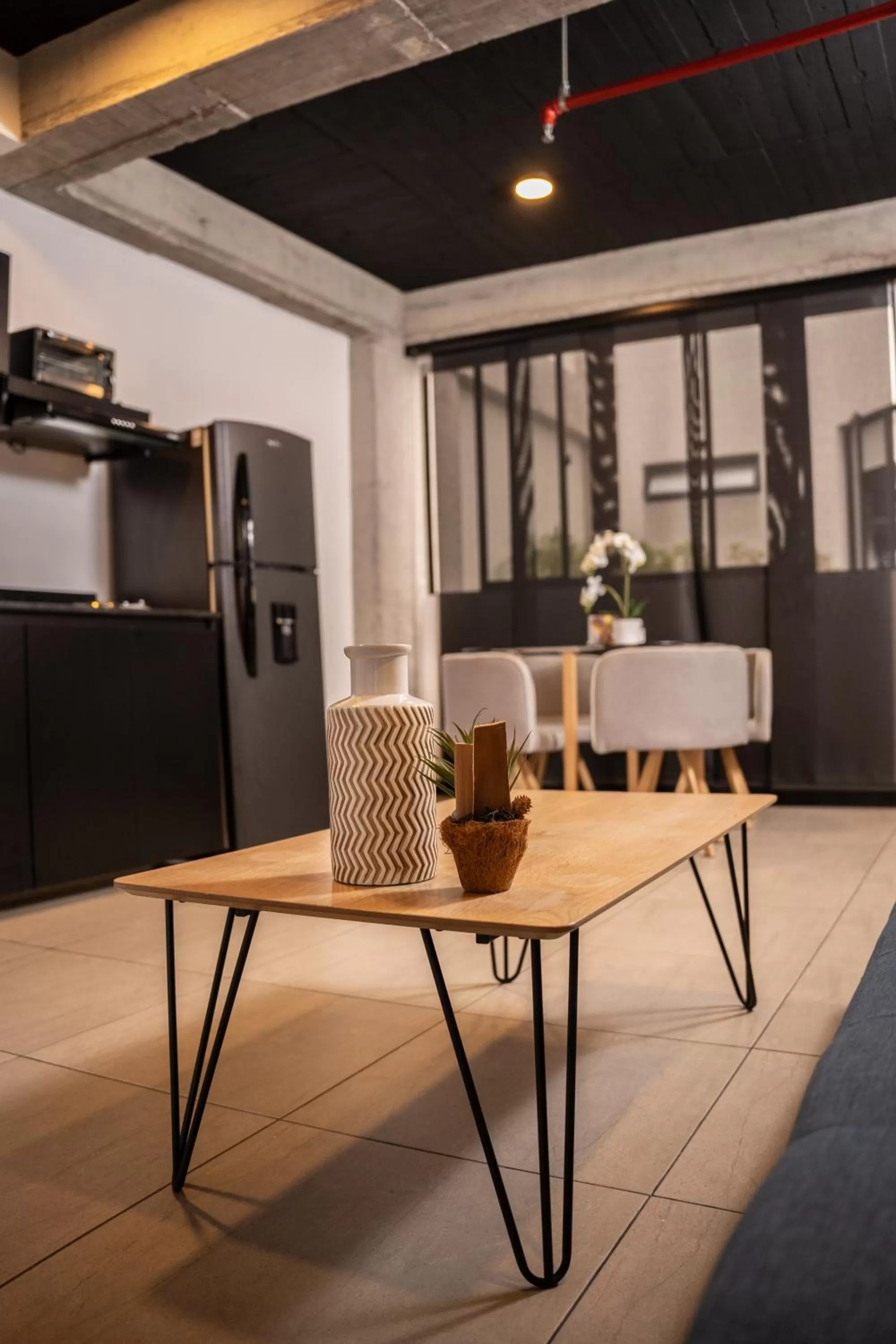 Kitchen or kitchenette in The Coffee Club Apartahotel