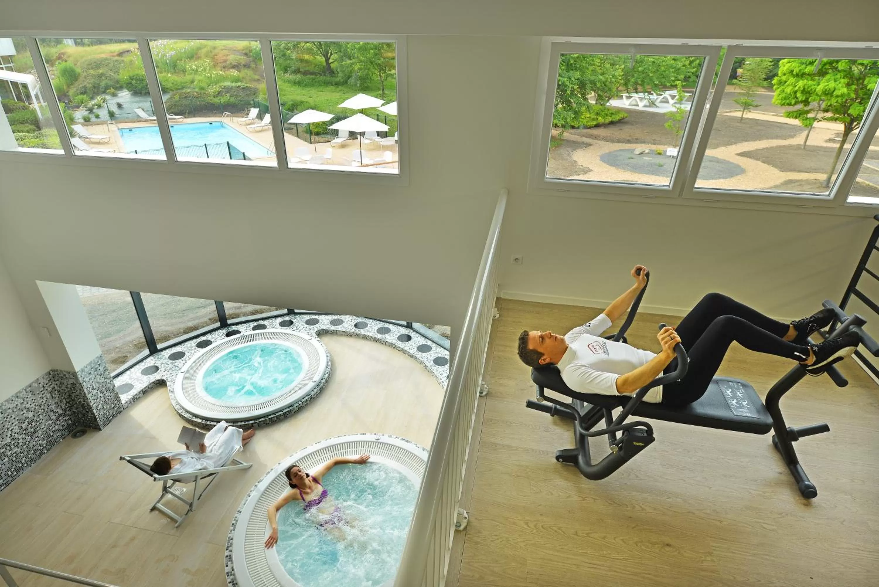 Fitness centre/facilities in Novotel Clermont-Ferrand