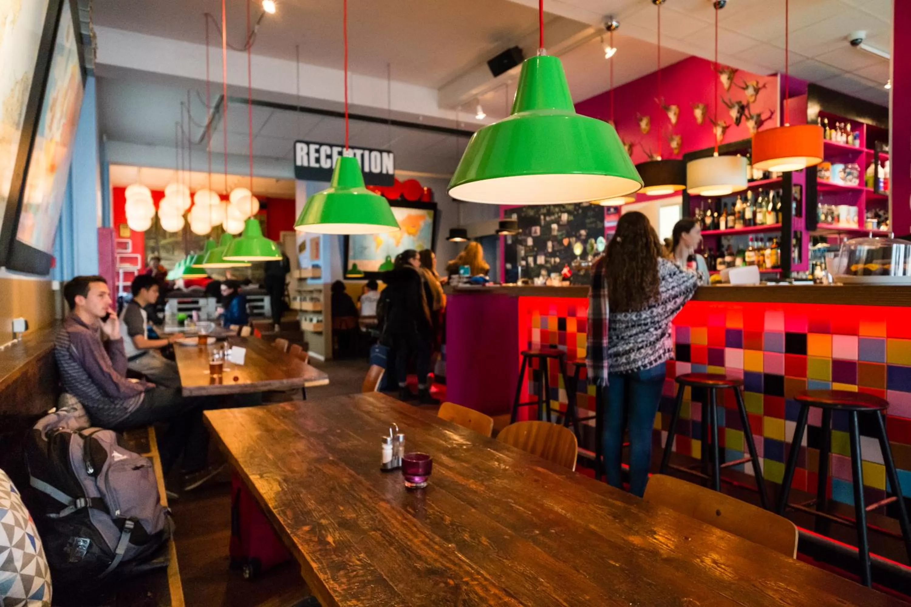 Lounge or bar in Copenhagen Downtown Hostel