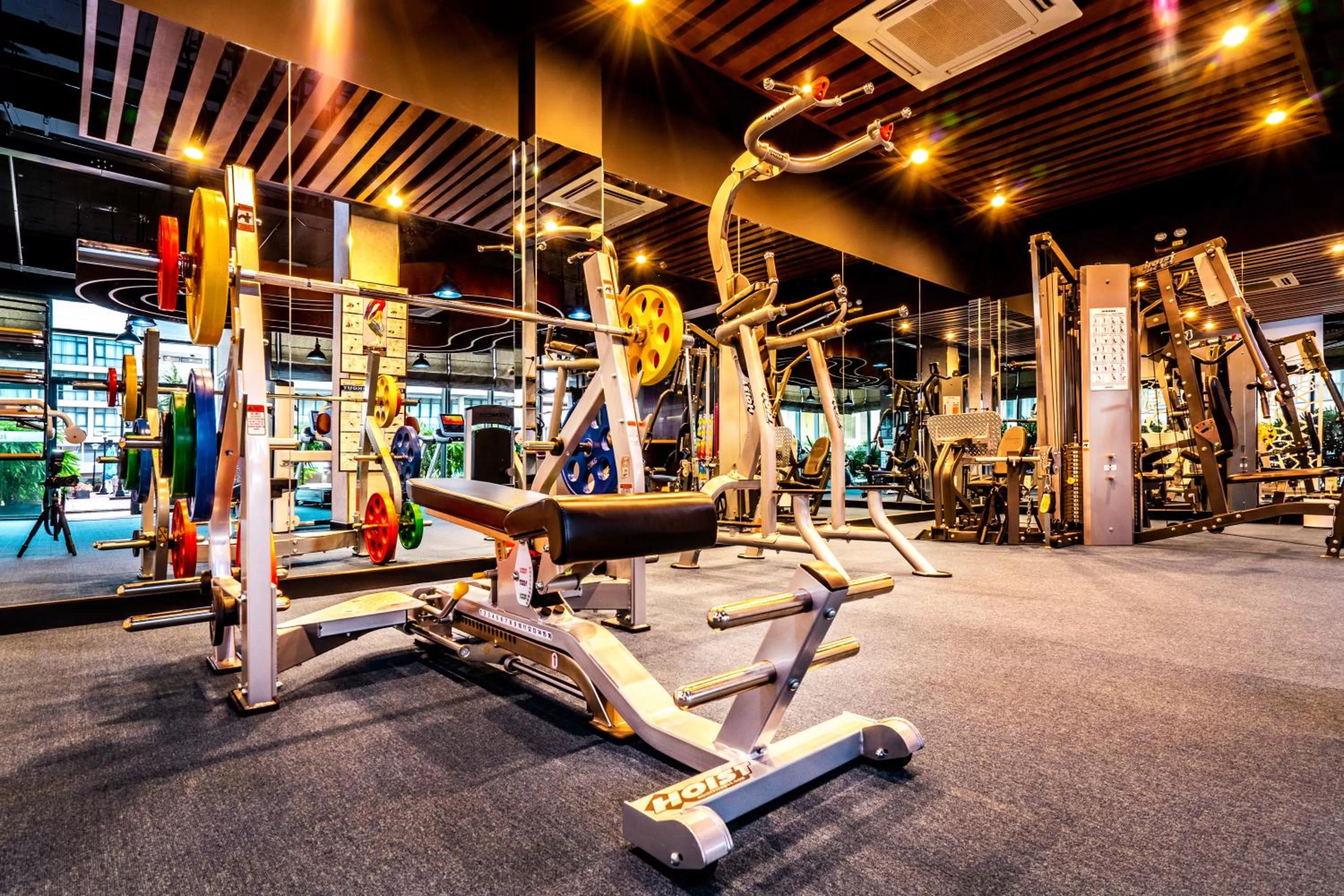 Fitness centre/facilities in Becamex Hotel New City