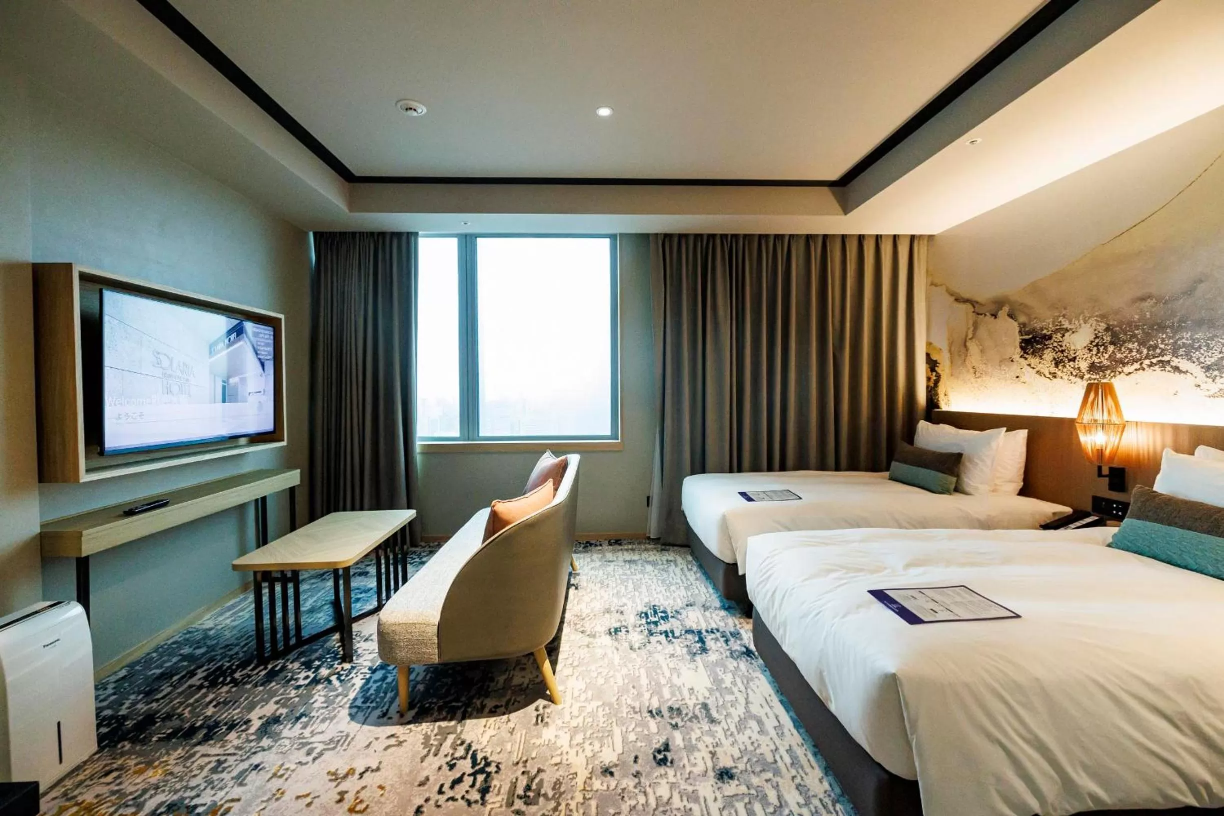 Photo of the whole room, Bed in Solaria Nishitetsu Hotel Taipei Ximen