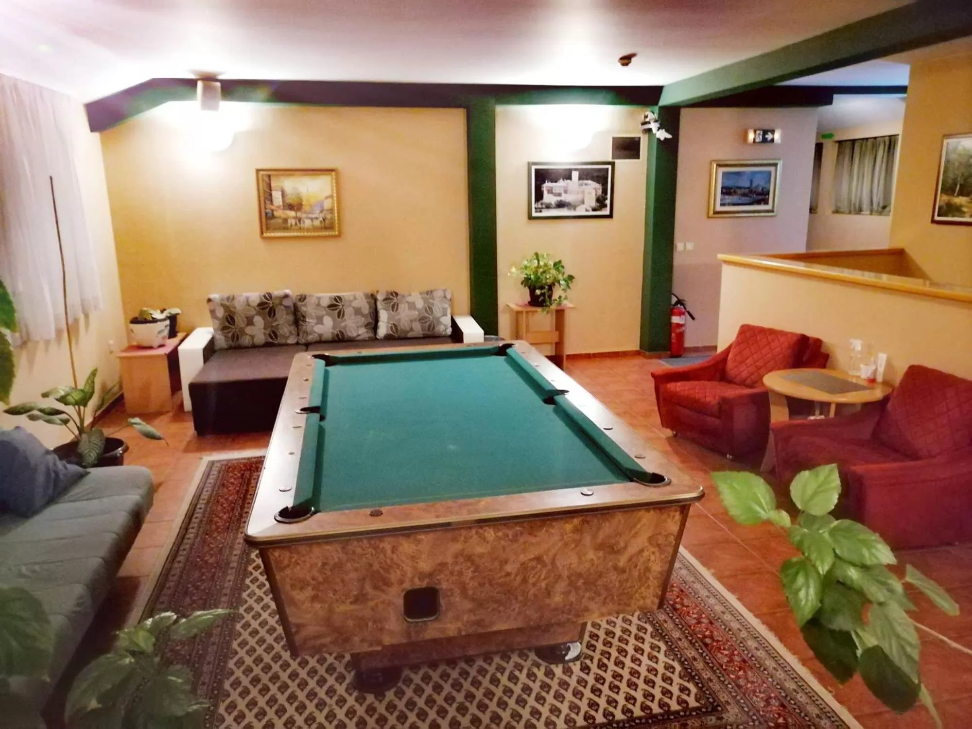 Billiard in Hotel Slodes