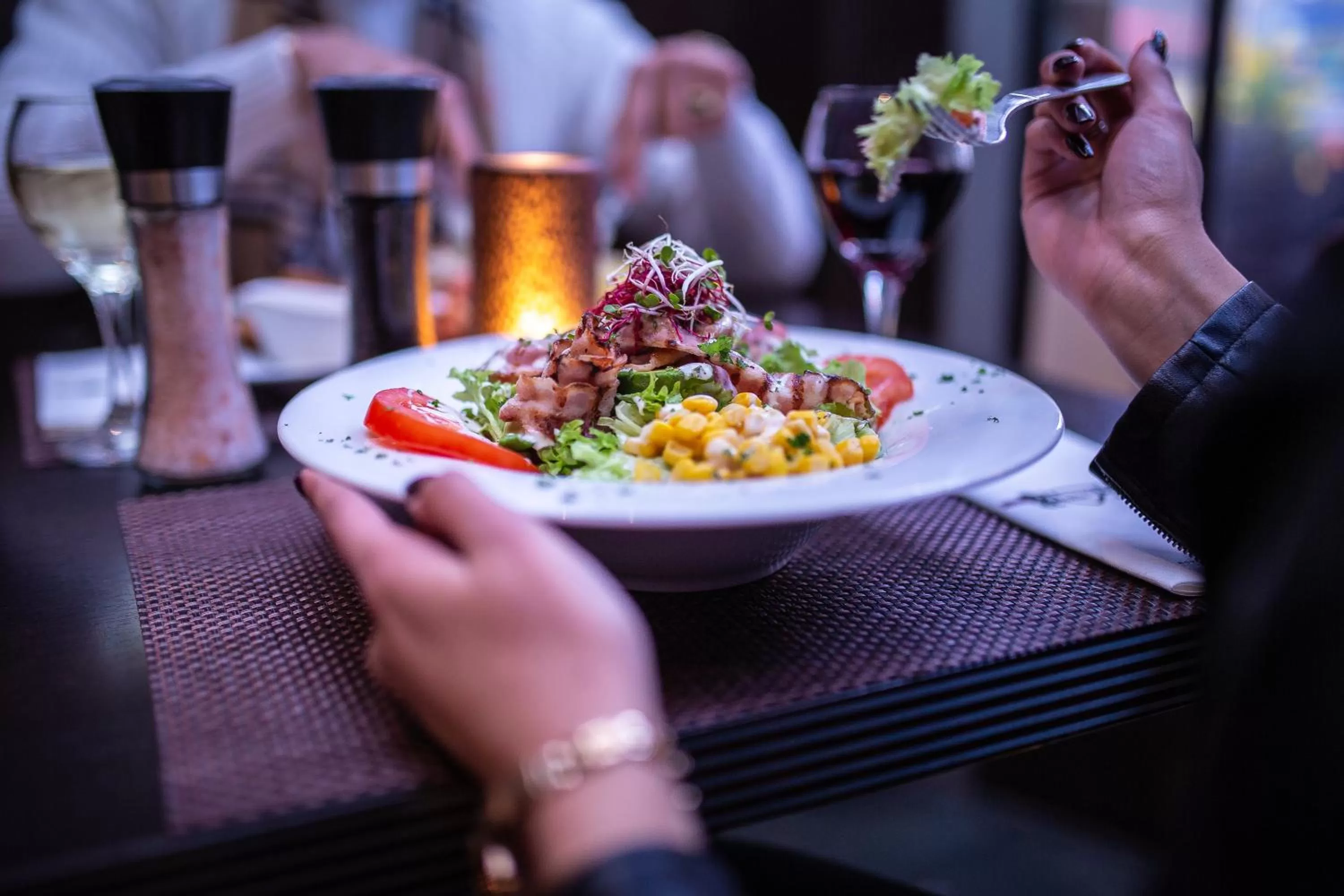 Food and drinks in Royal Amsterdam Hotel