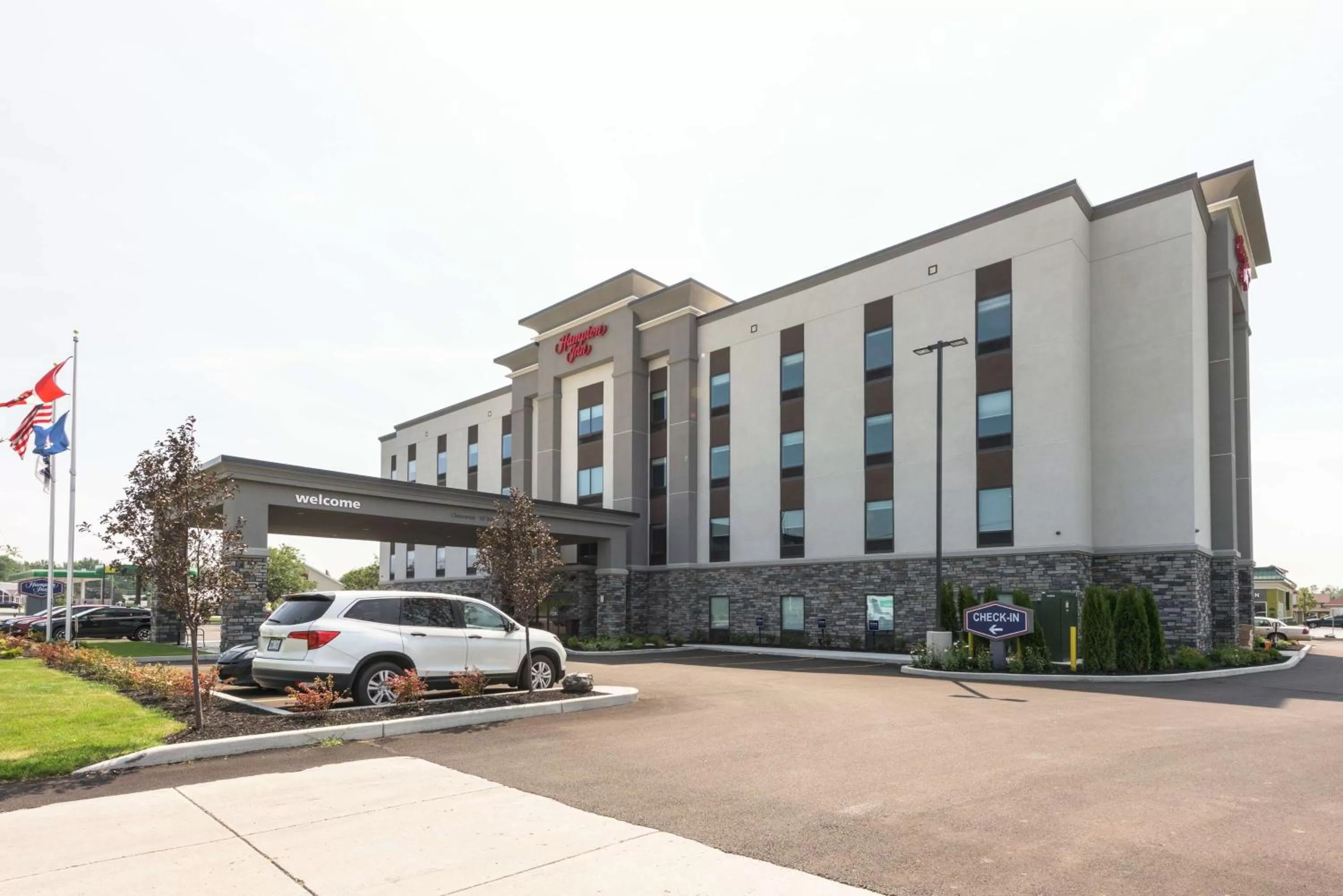 Property building in Hampton Inn Hamburg