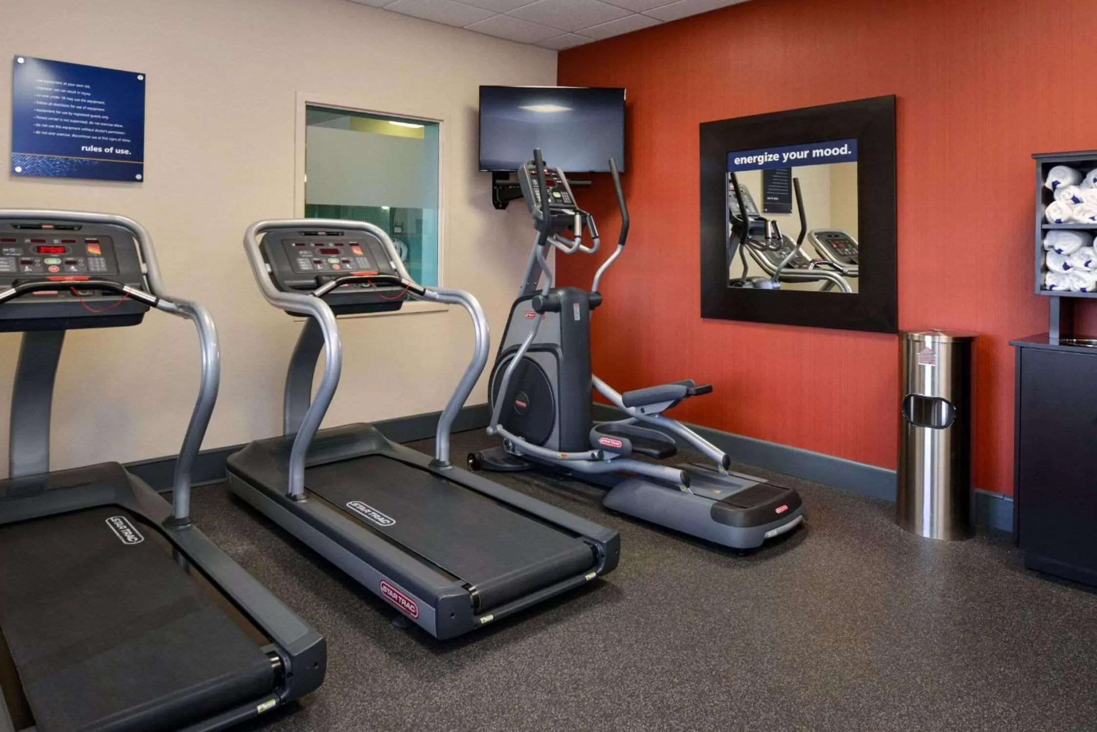 Fitness centre/facilities in Hampton Inn & Suites Springboro