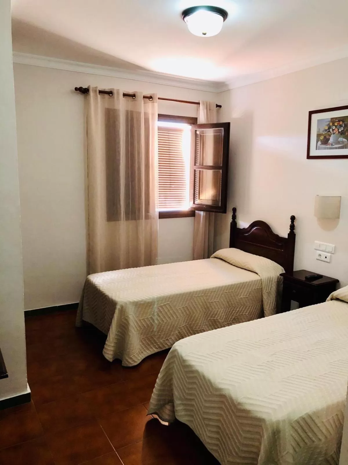 Bed in Hotel La Yedra