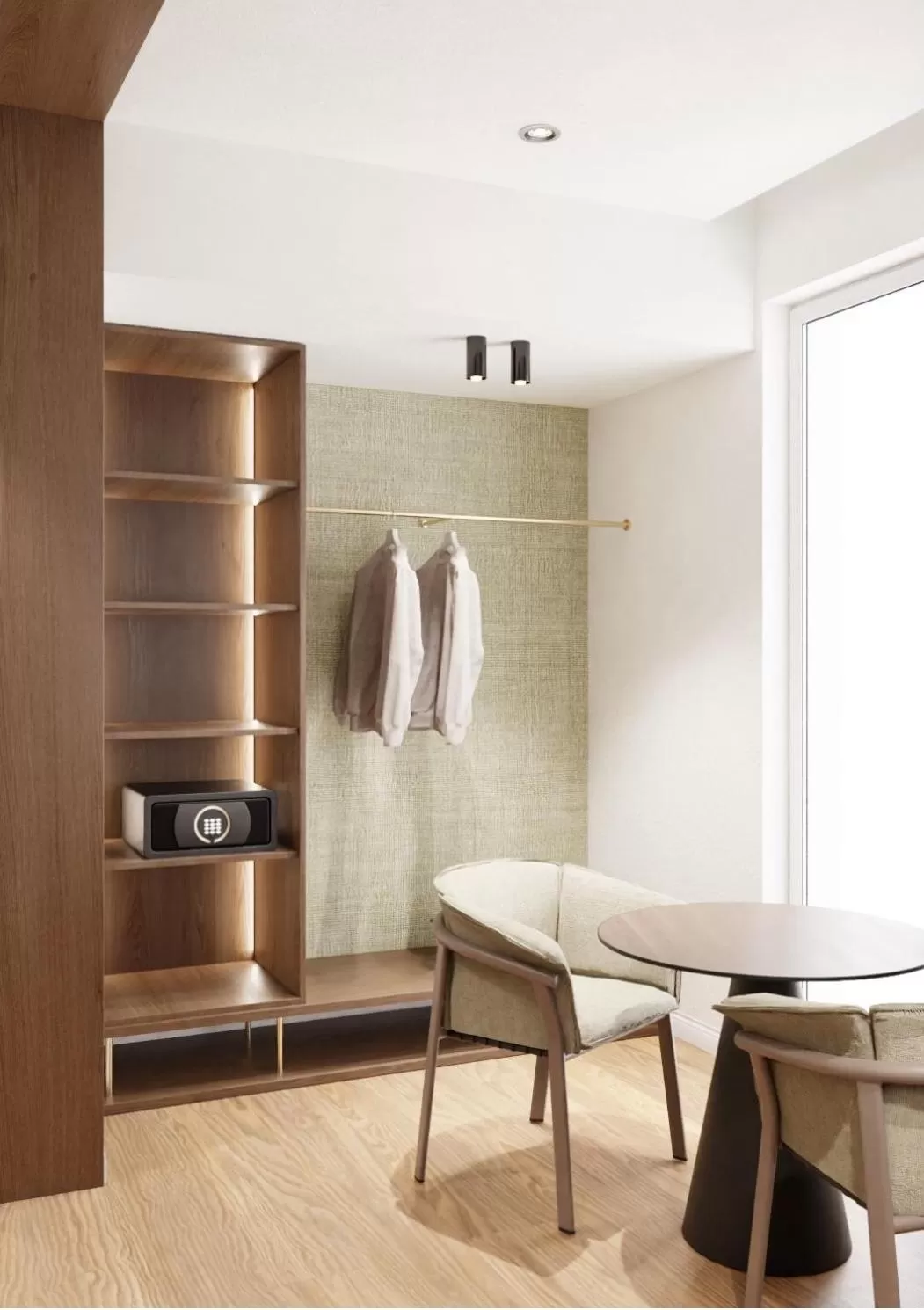 wardrobe in Hotel Ungheria Varese 1946