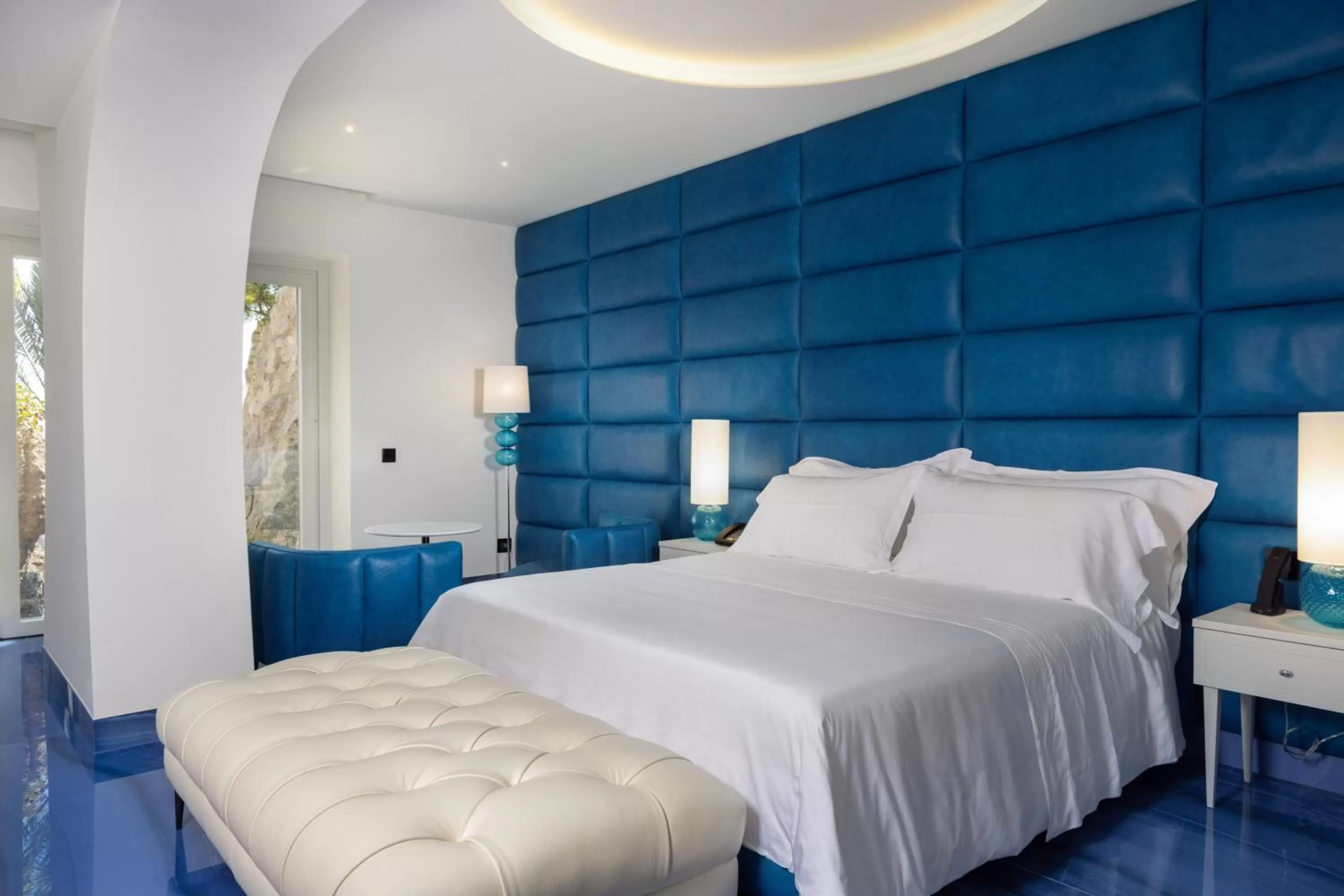 Photo of the whole room, Bed in Grotta Palazzese Beach Hotel