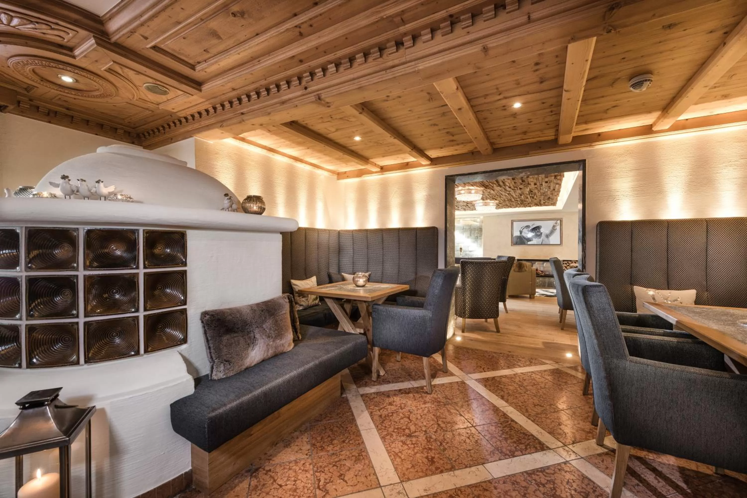 Seating area in Alpines Lifestyle Hotel Tannenhof