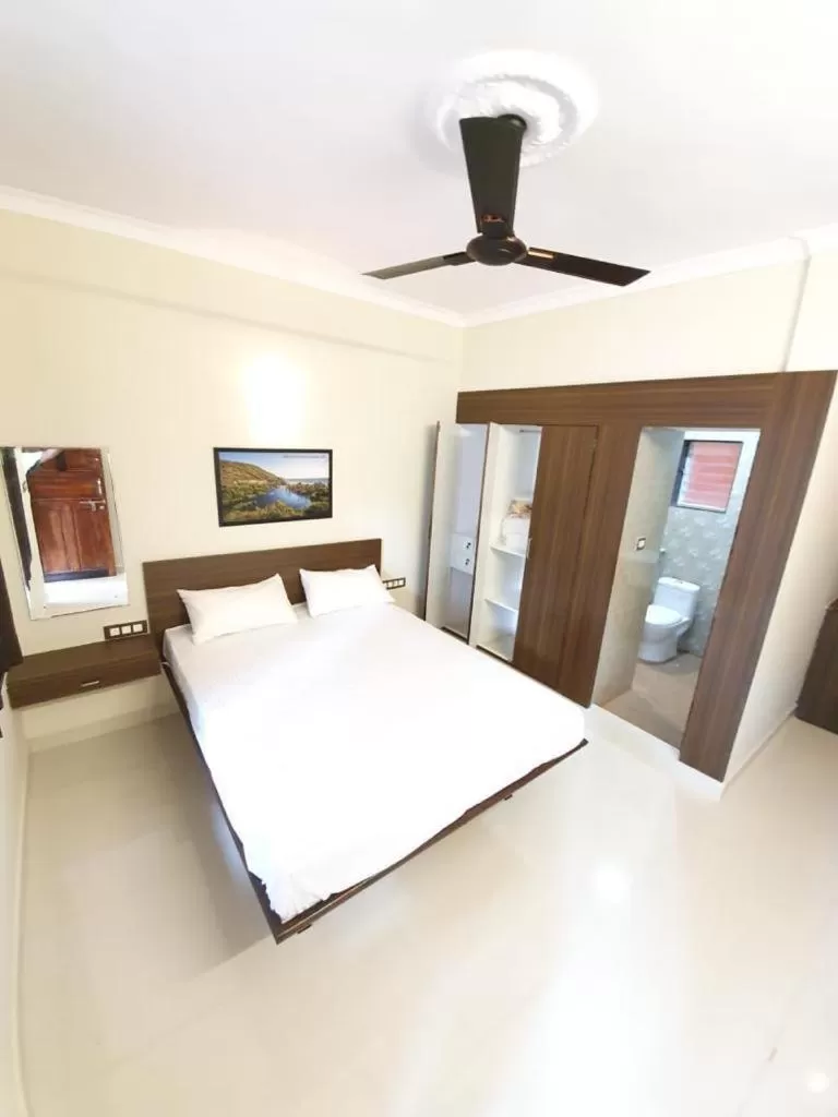 Bed in God's Gift Guest House